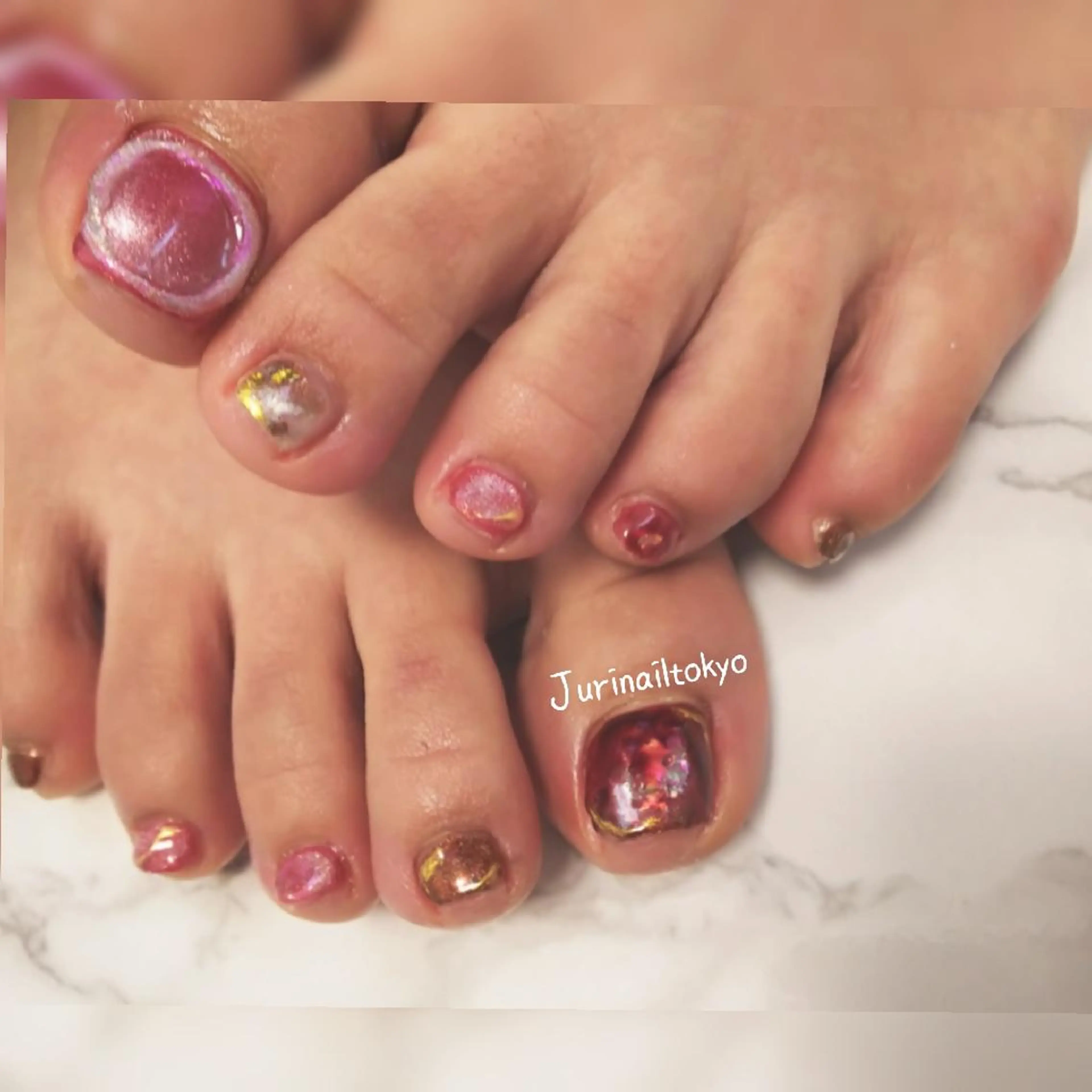 ネイル フットネイル jurinailtokyo所属・jurinail tokyoのネイルデザイン