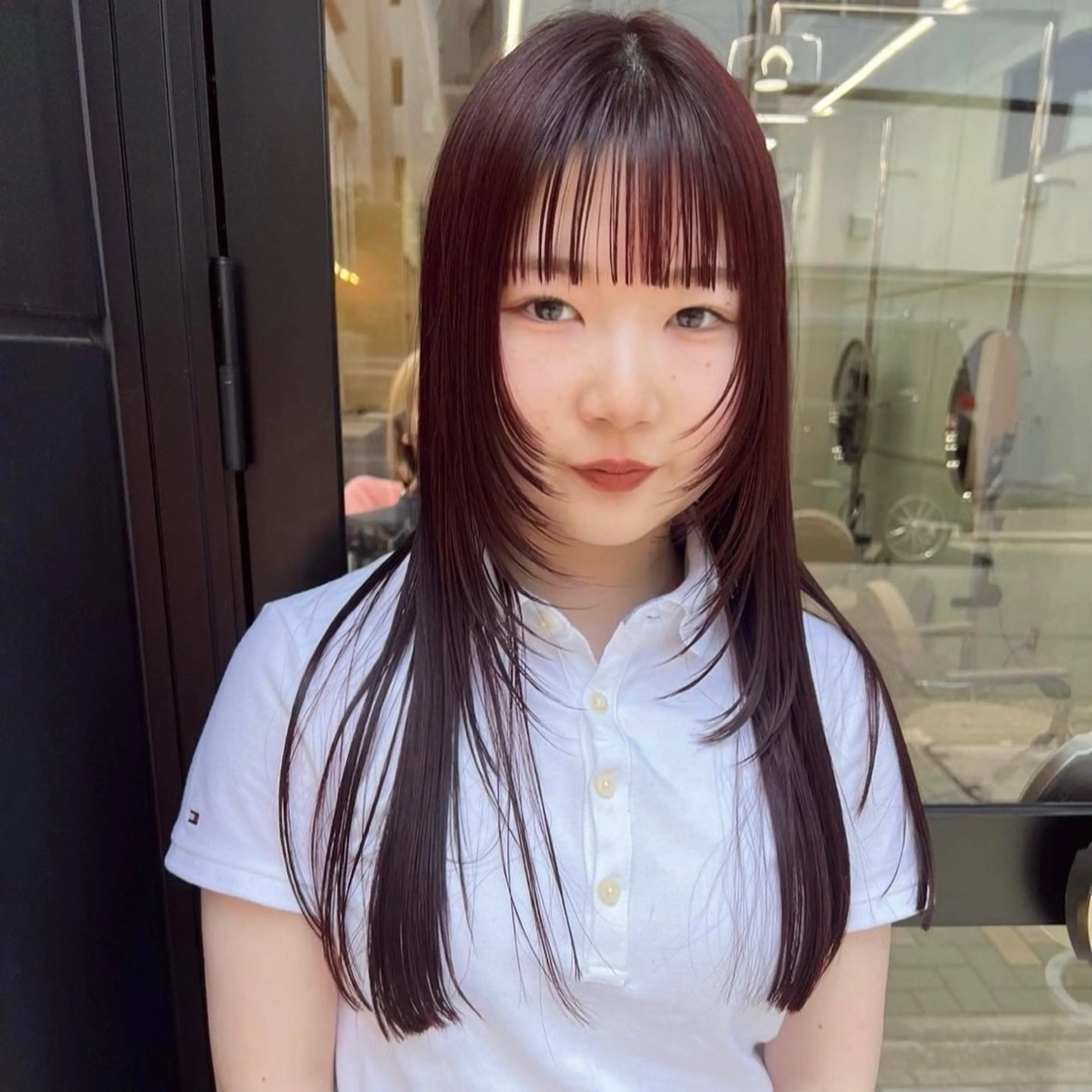 ロング カラー arisa/暖色 /伏見/レイヤーのヘアスタイル