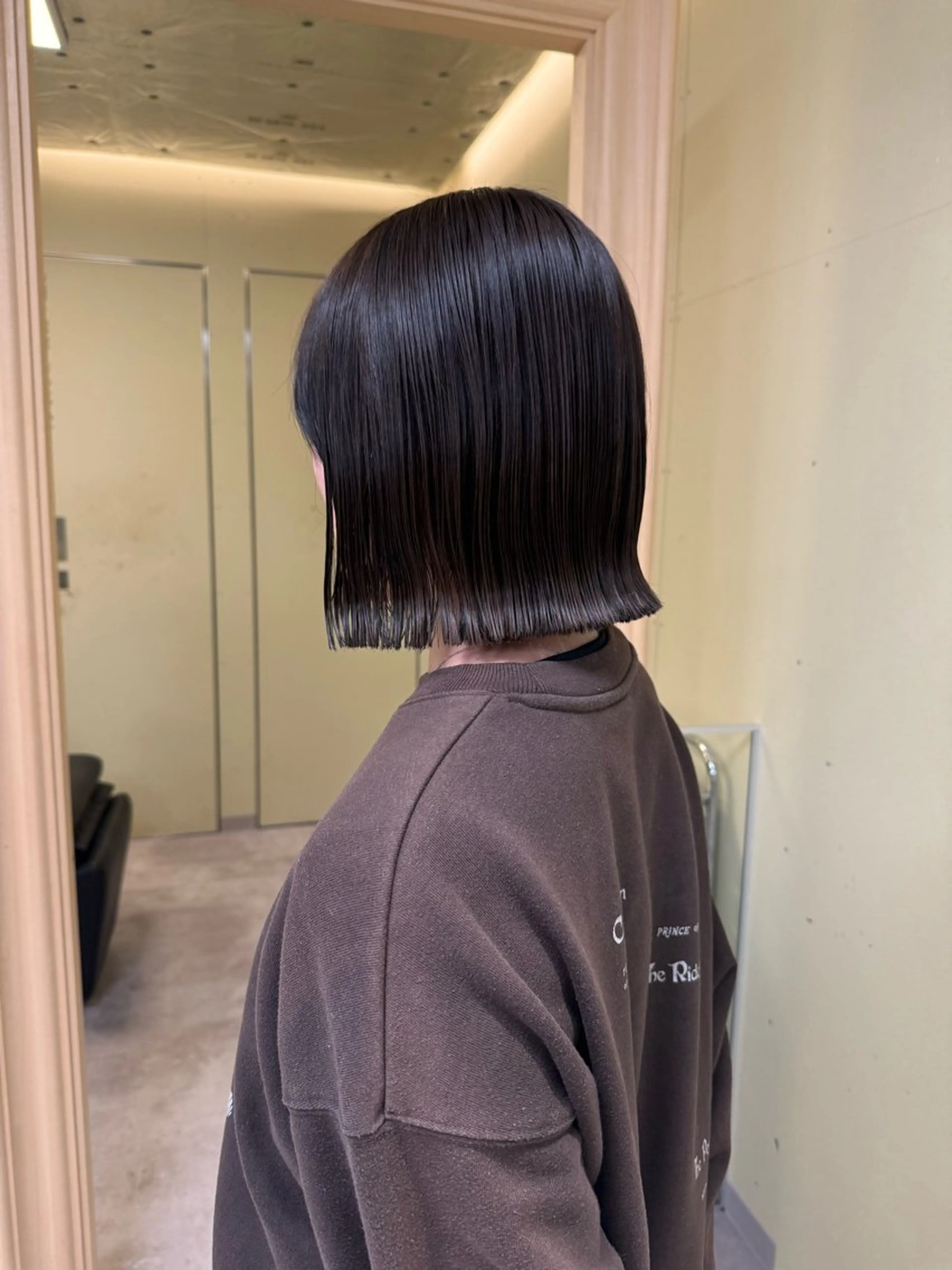 ショート カラー カット ヘアカラー トリートメント 伶風/ボブ/ ヘーゼルベージュのヘアスタイル