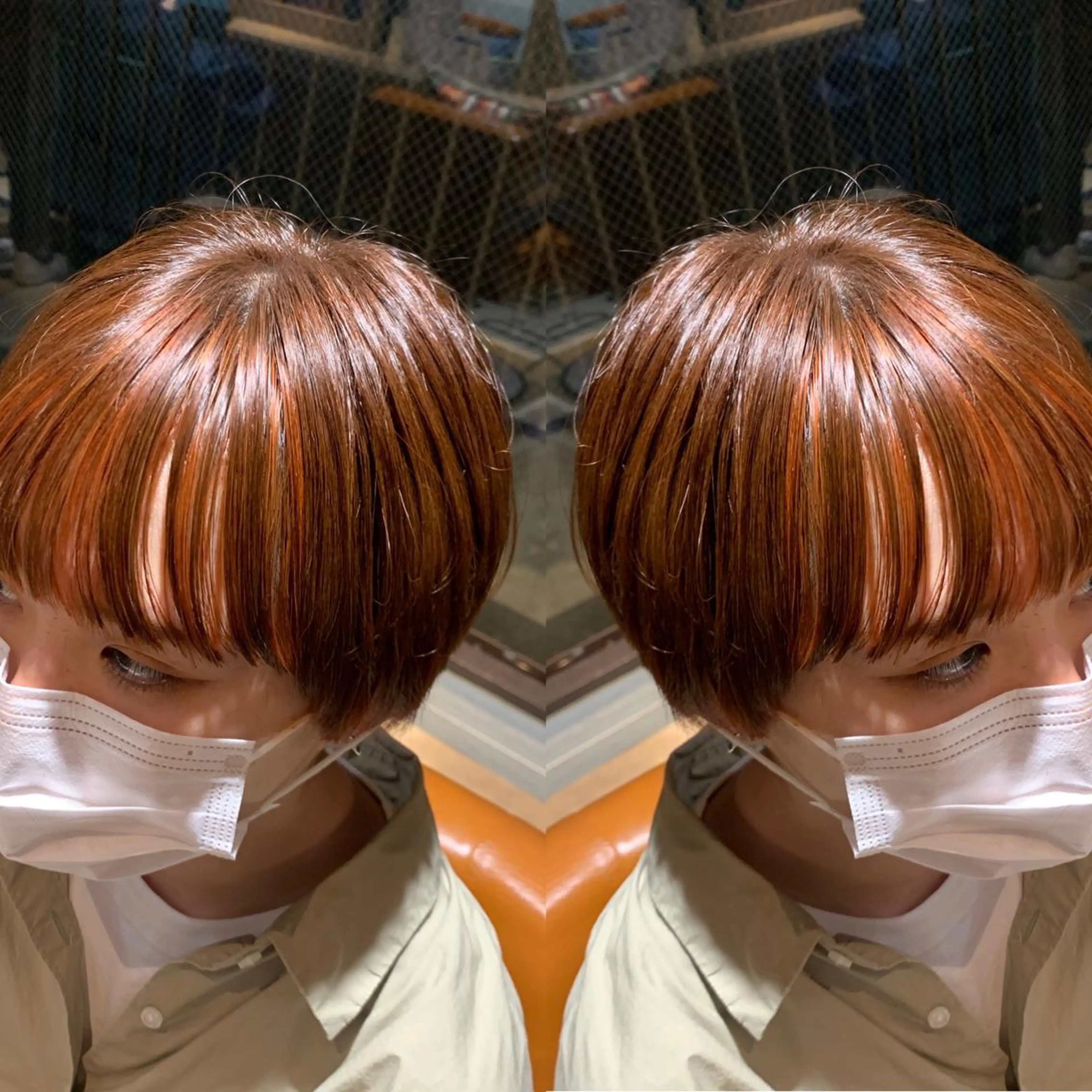 ショート カラー 韓国🇰🇷 ✂︎hair 内田愛のヘアスタイル