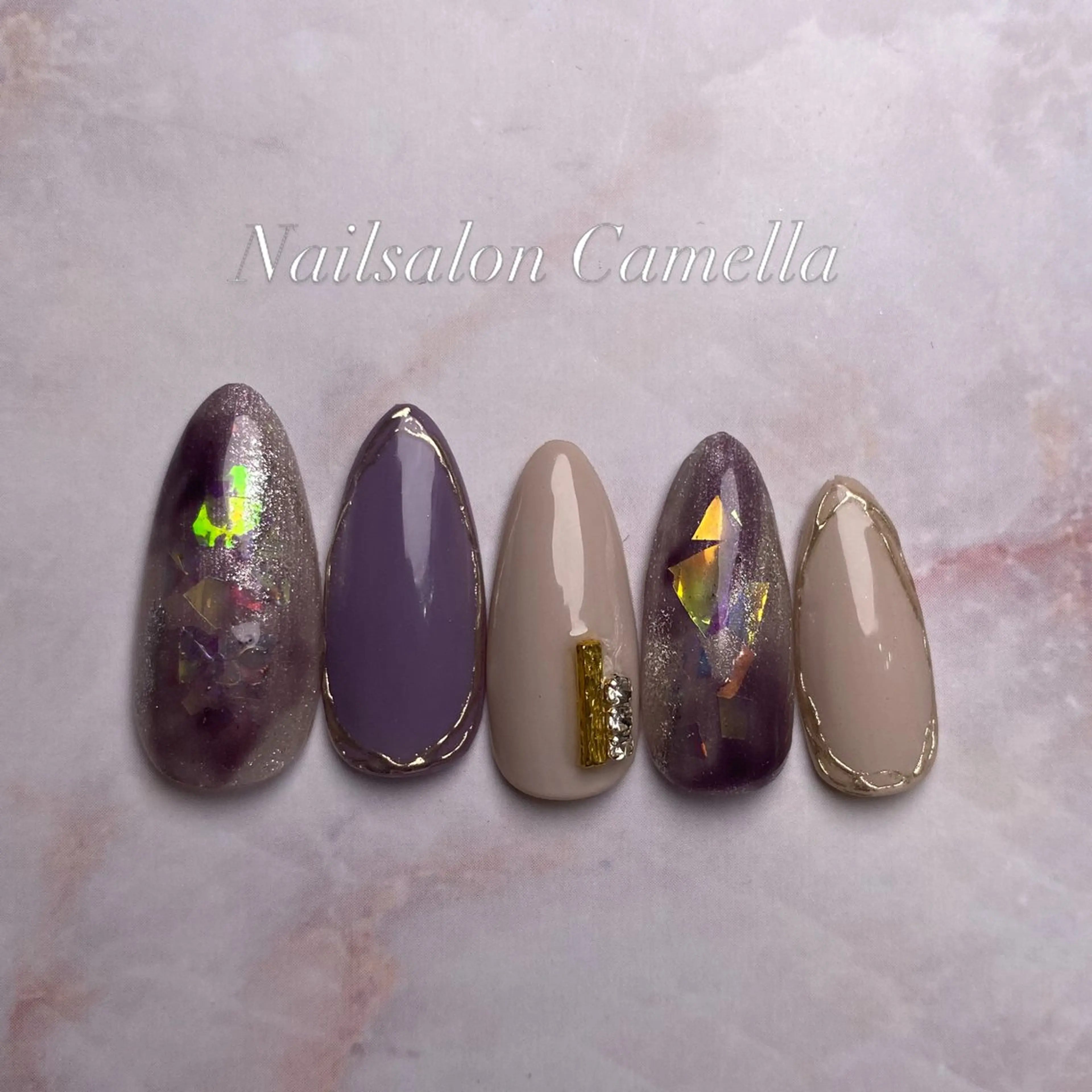 ネイル アートネイル ジェルネイル ハンドネイル nailsalon camelliaのネイルデザイン