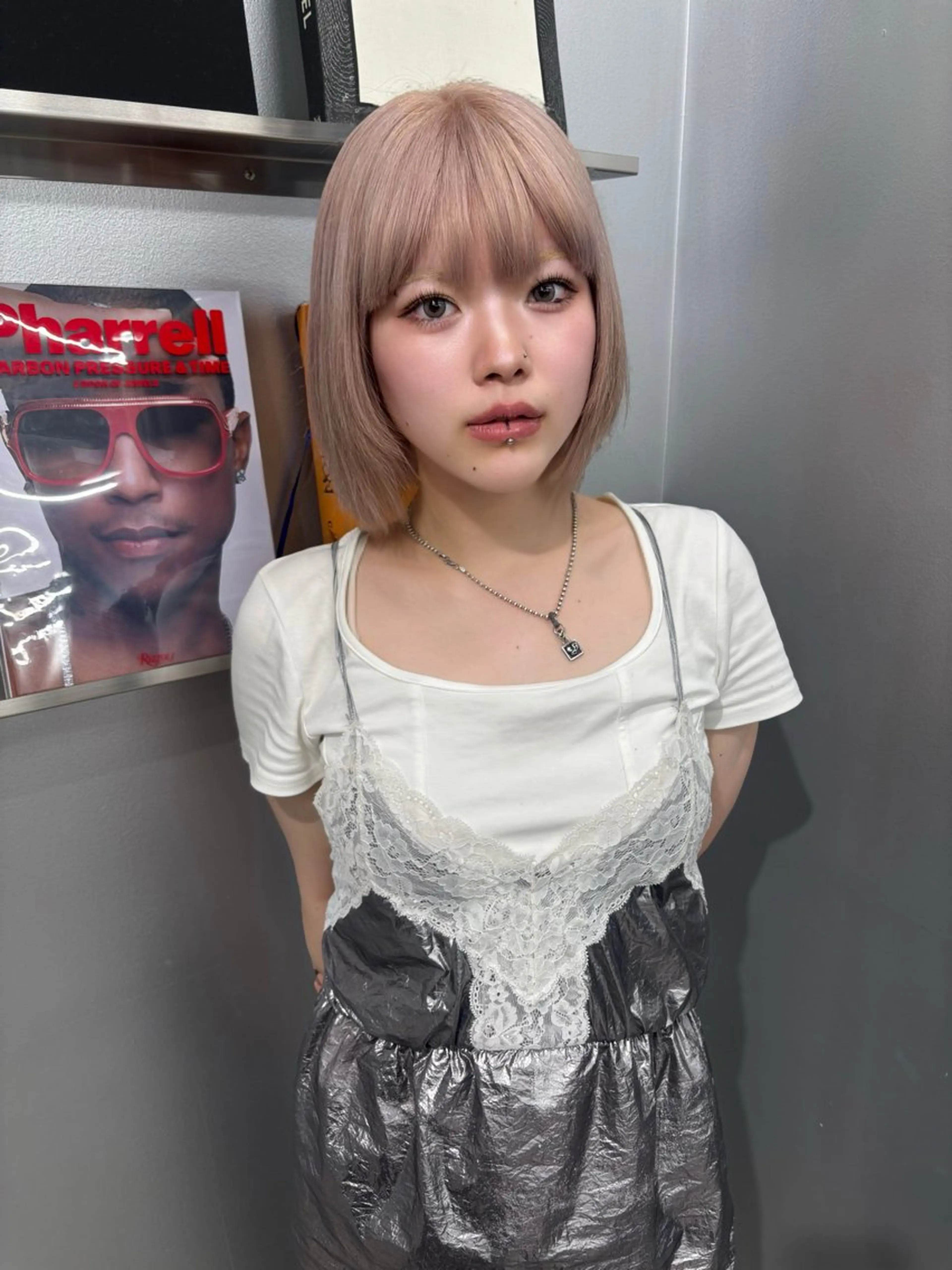 ショート ヘアカラー 梅田/ハイトーン /yuriのヘアスタイル