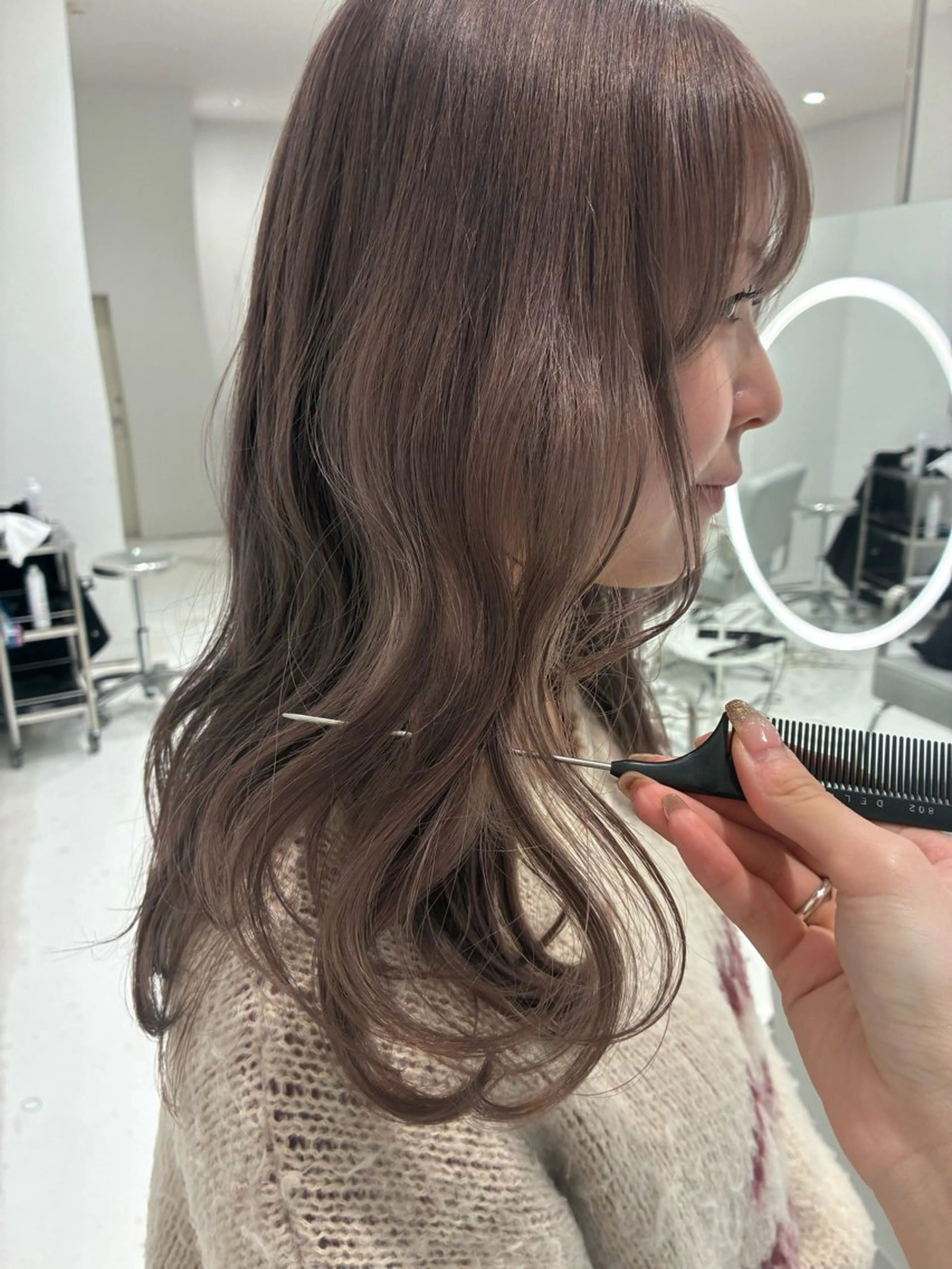 ミディアム ヘアカラー Nought所属・cono noughtのヘアスタイル