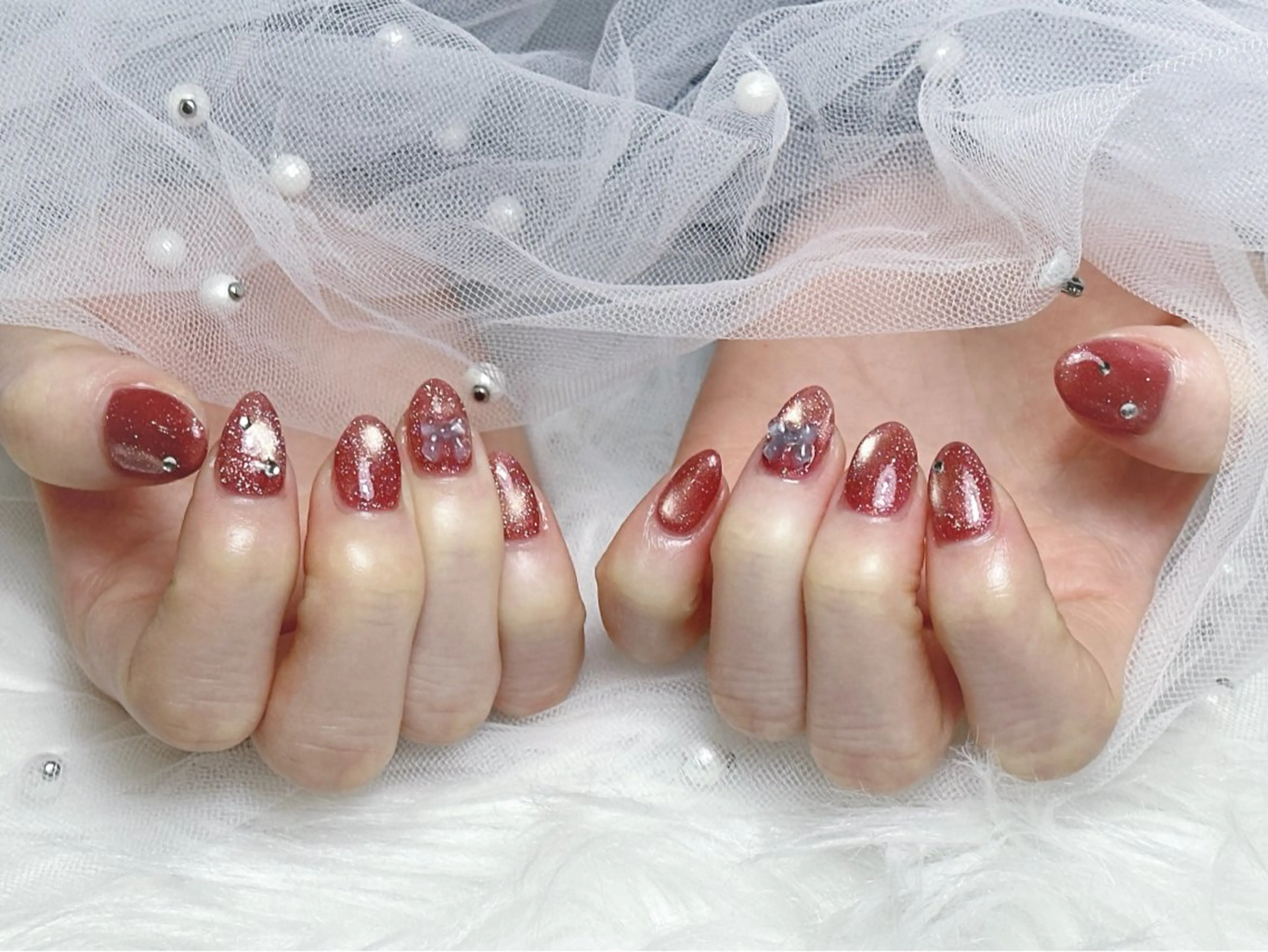 ネイル ハンドネイル 【Eclat ｴｸﾗ】nail＆beauty所属・Eclat〔ｴｸﾗ〕 MOEKA𝜗𝜚*のネイルデザイン