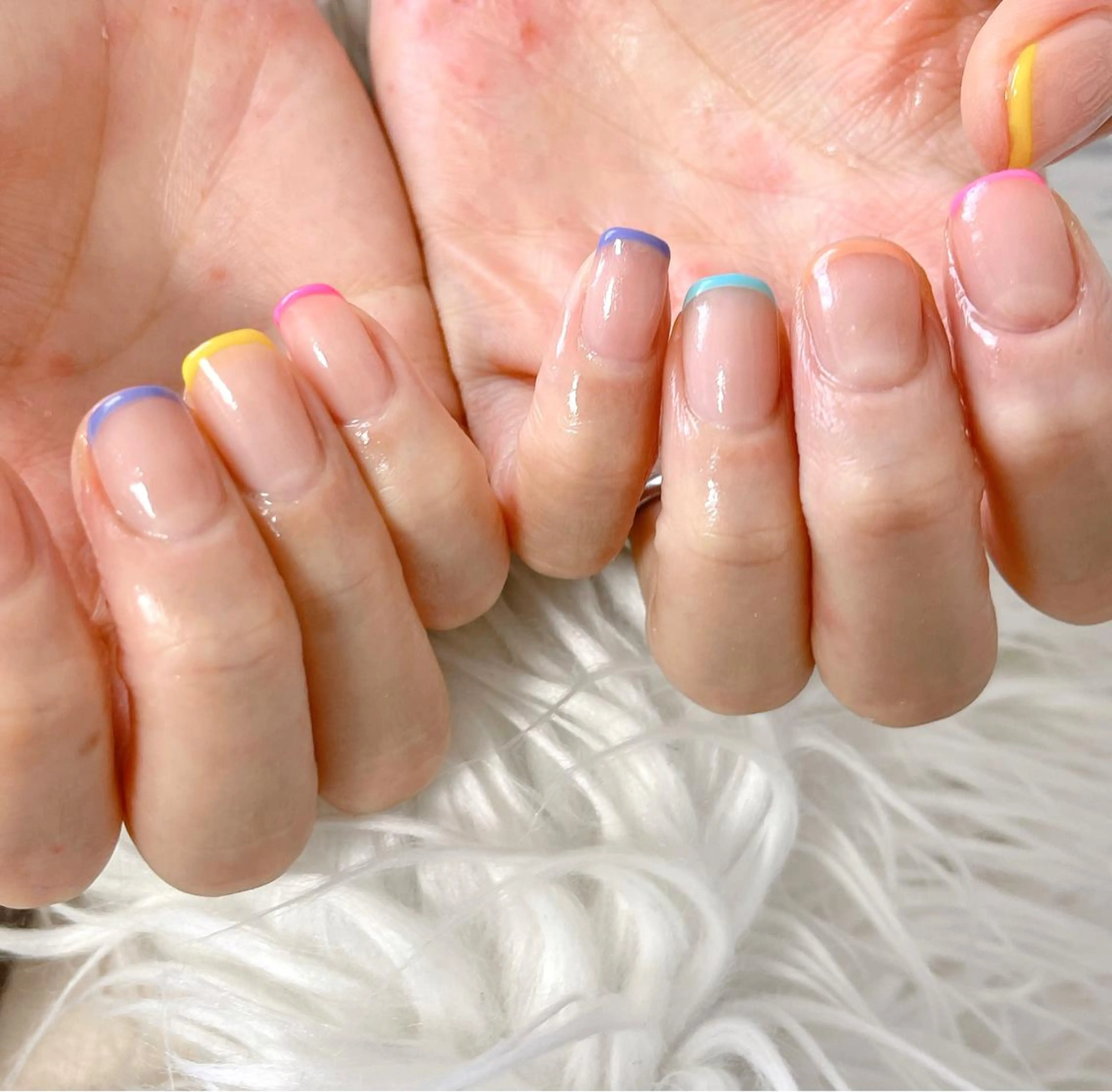 ネイル フレンチネイル ハンドネイル celica所属・松田 由真のネイルデザイン