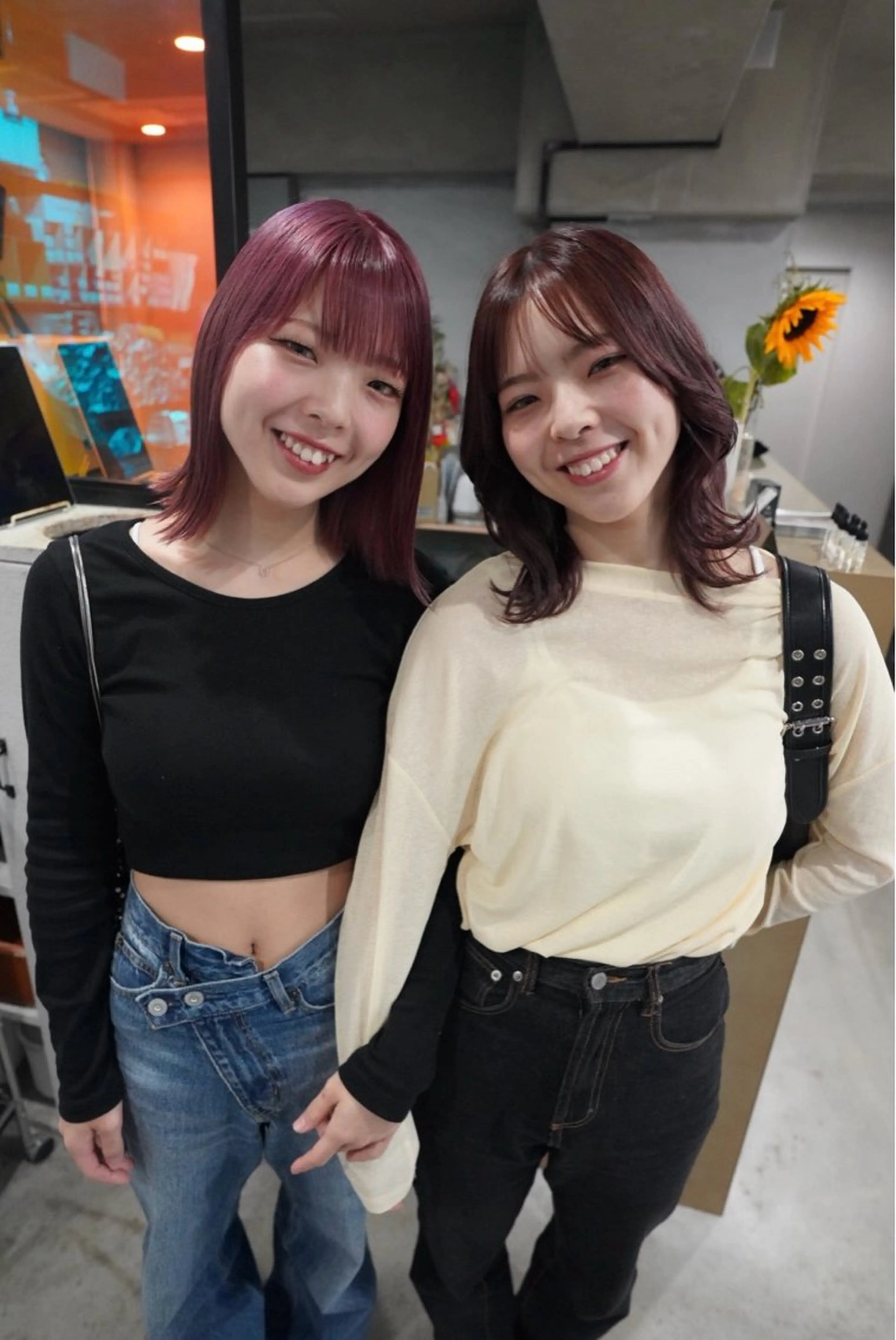 ミディアム カット ヘアカラー トリートメント wabi【ワビ】所属・manami/ヘア セット/ハイトーンのヘアスタイル