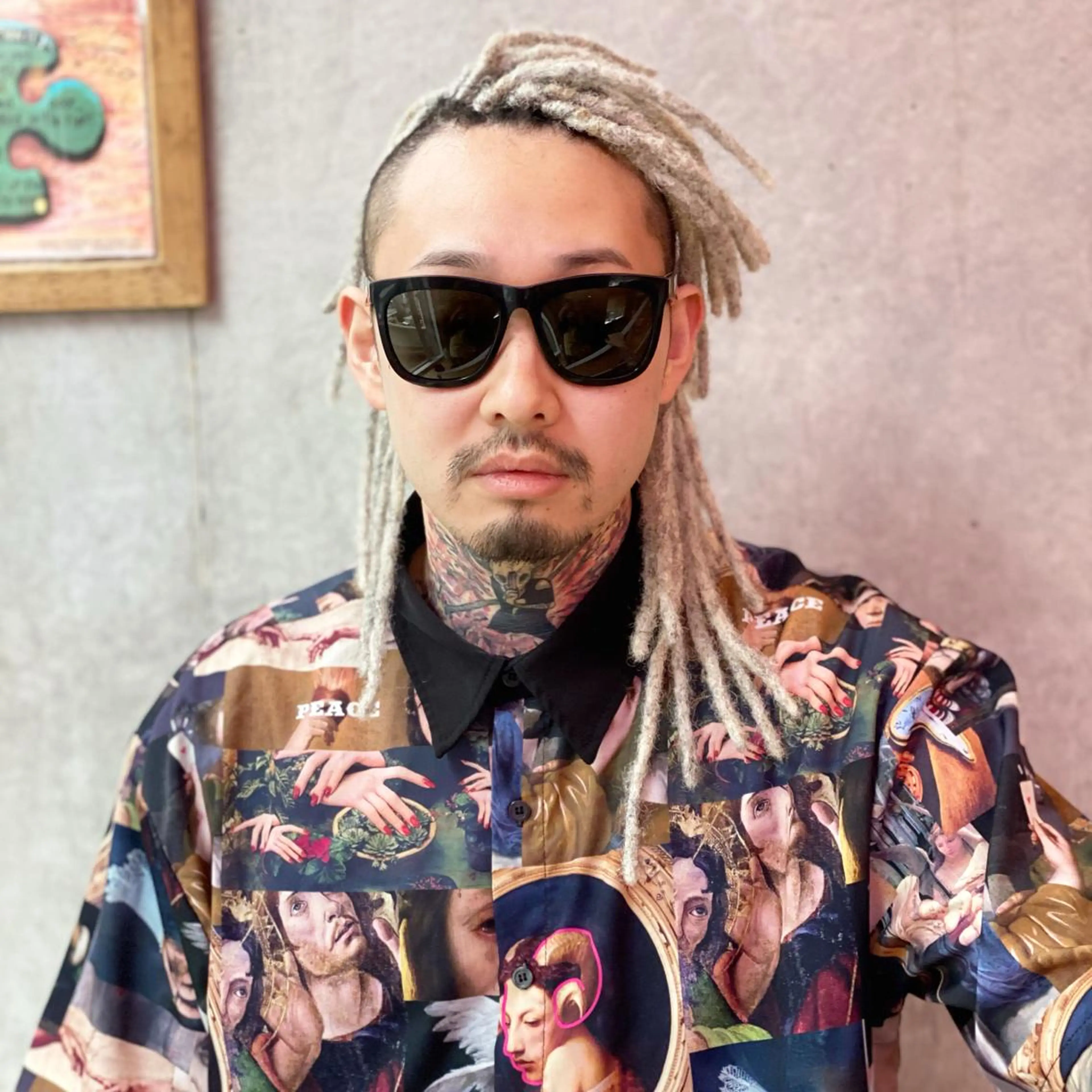 セミロング カラー パーマ ヘアアレンジ メンズ ネイル マツエク・マツパ 中元 淳のヘアスタイル