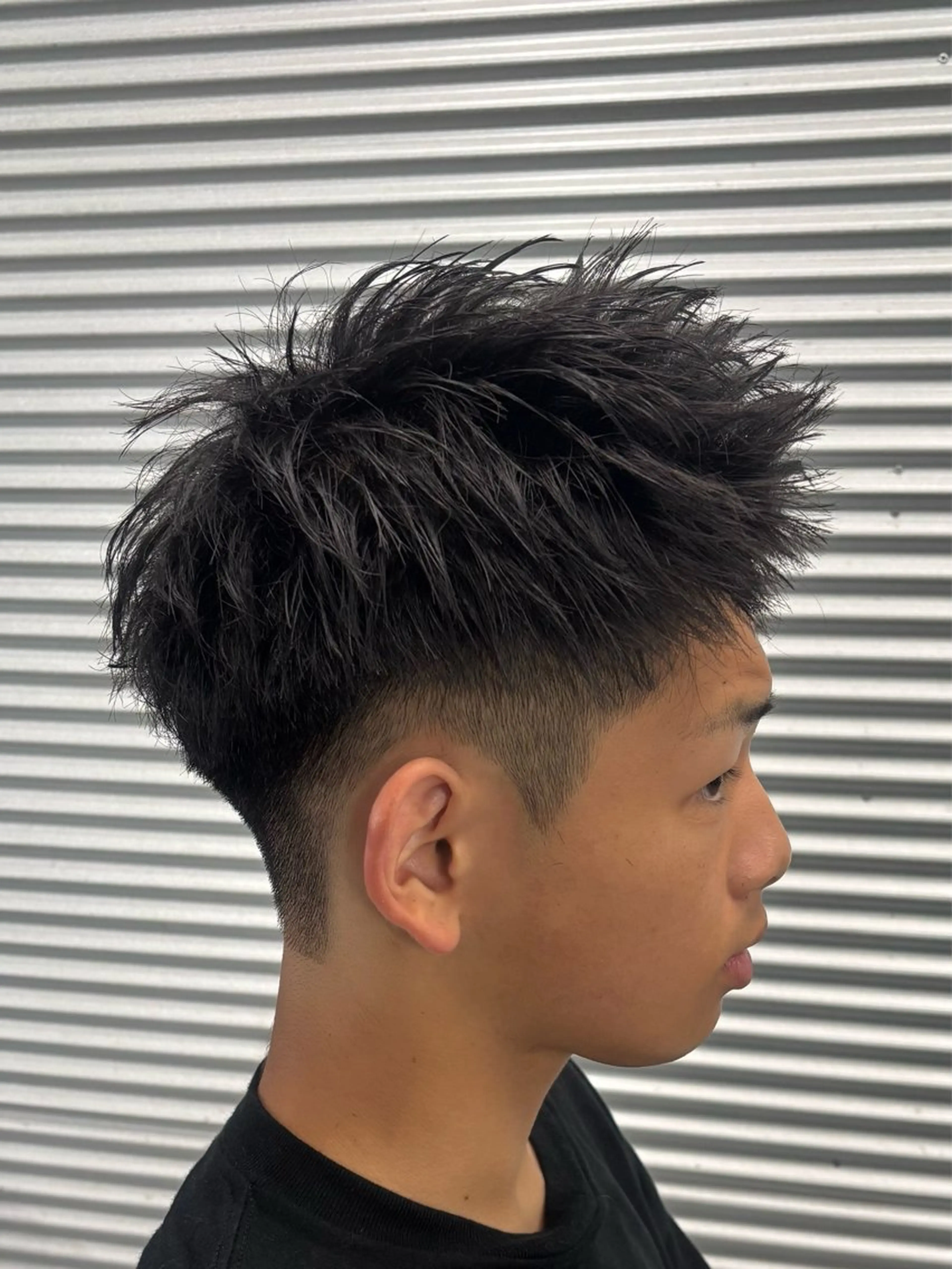 ショート メンズ メンズショート ショートヘア カット 波巻き/ツイスパ/ 短髪/鈴木俊也のヘアスタイル