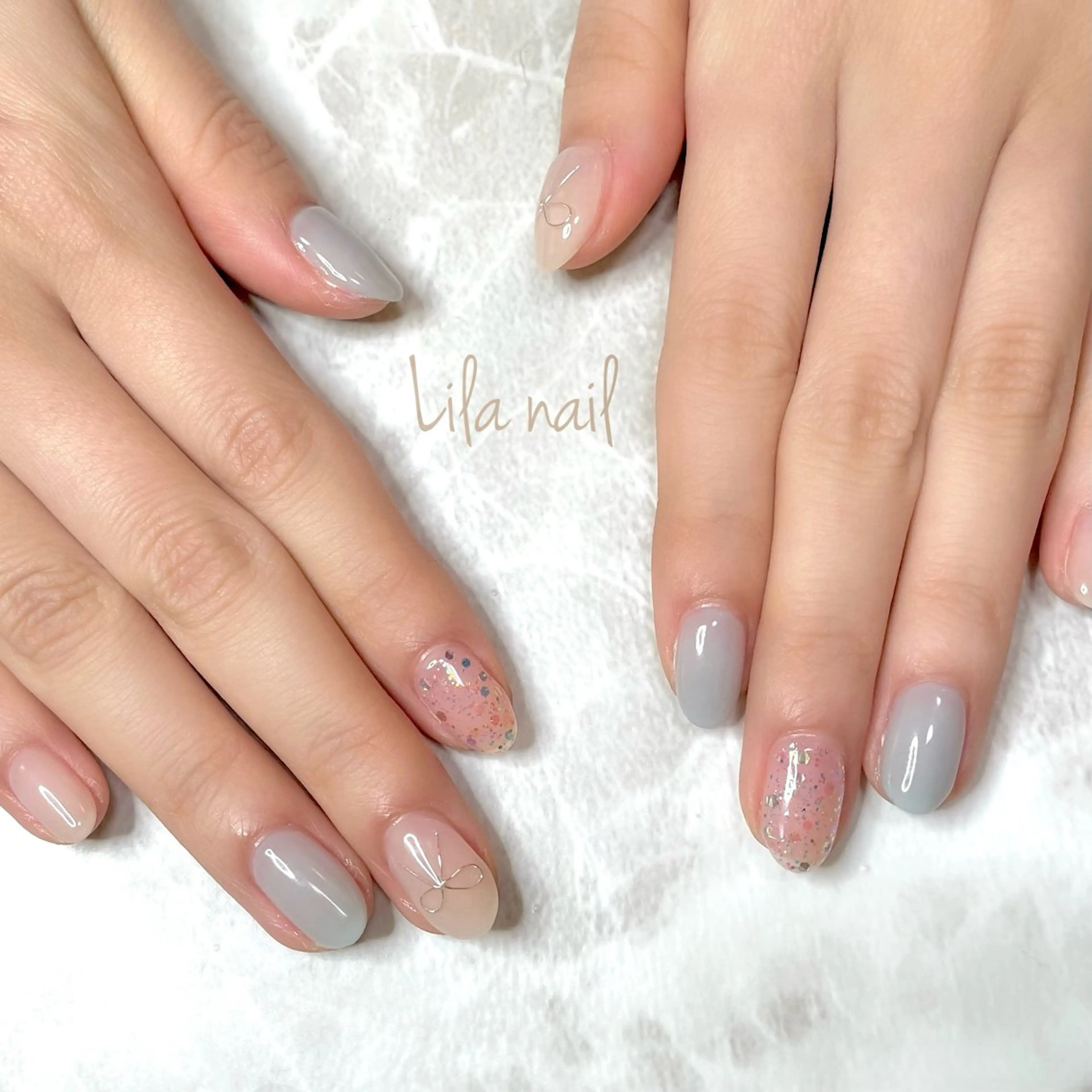ネイル ハンドネイル ハンドケア Lila nail. harukaのネイルデザイン