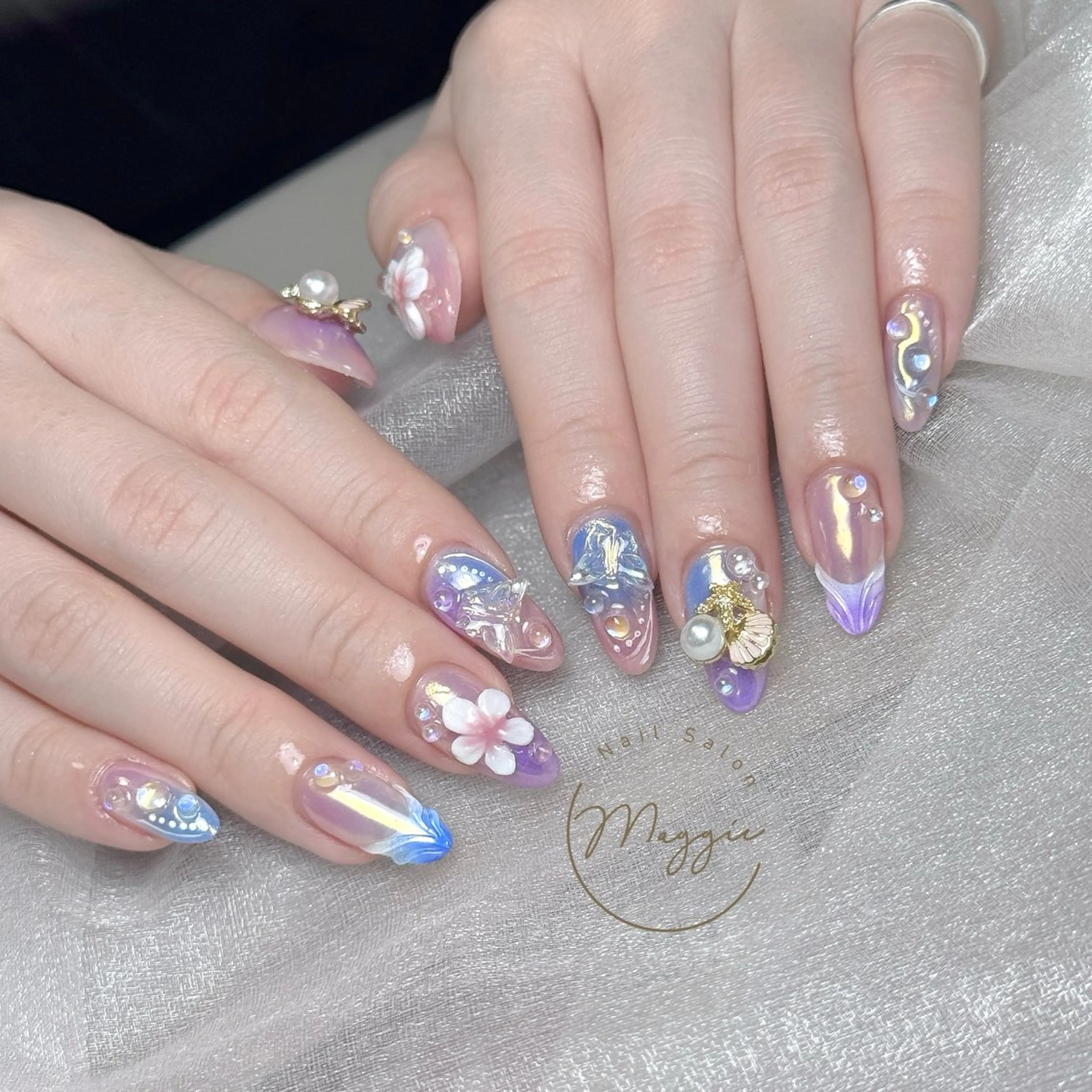 ネイル ハンドネイル Maggie Nail🦩のネイルデザイン