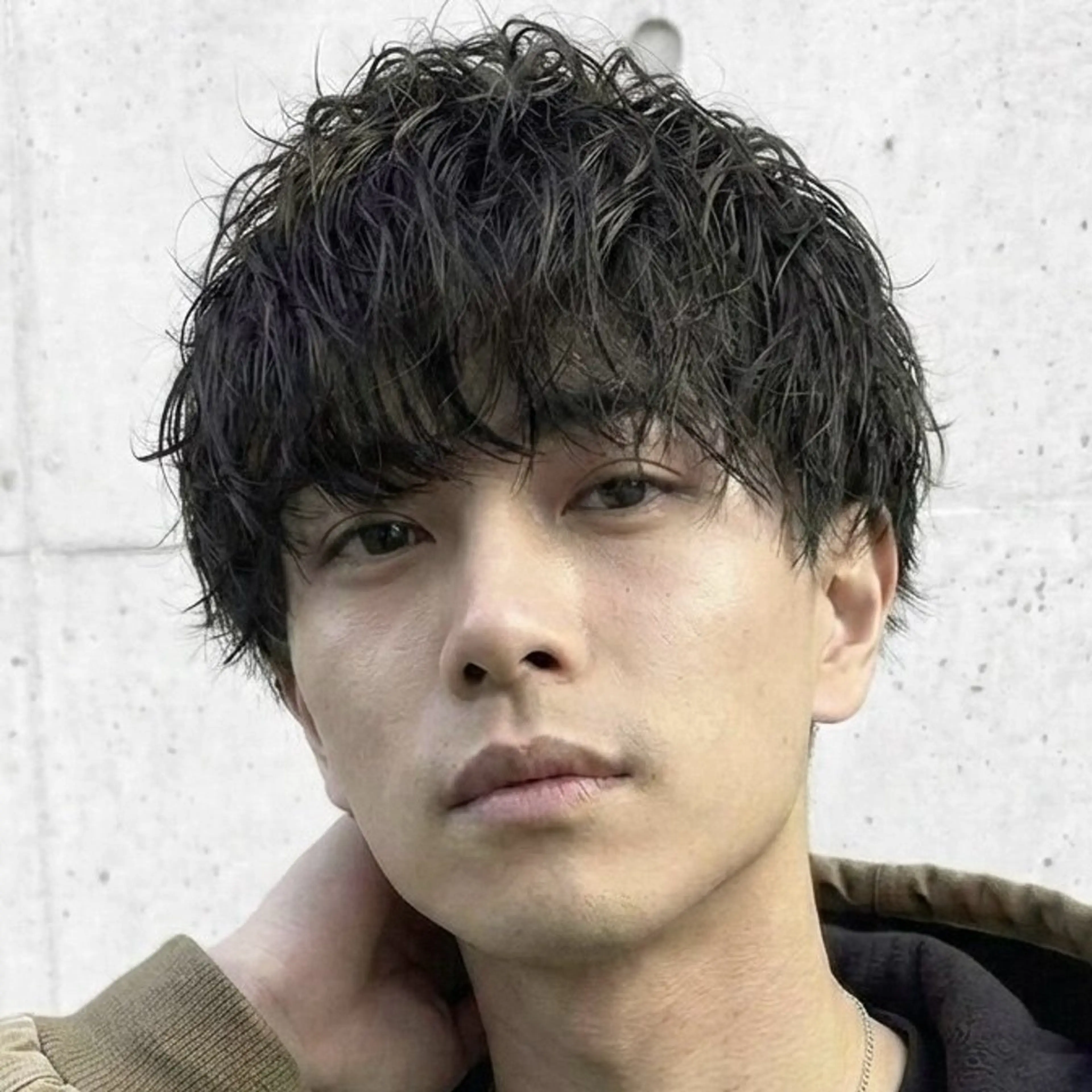 ショート パーマ メンズ マッシュ ショウタ【HEAD STOCK】のヘアスタイル