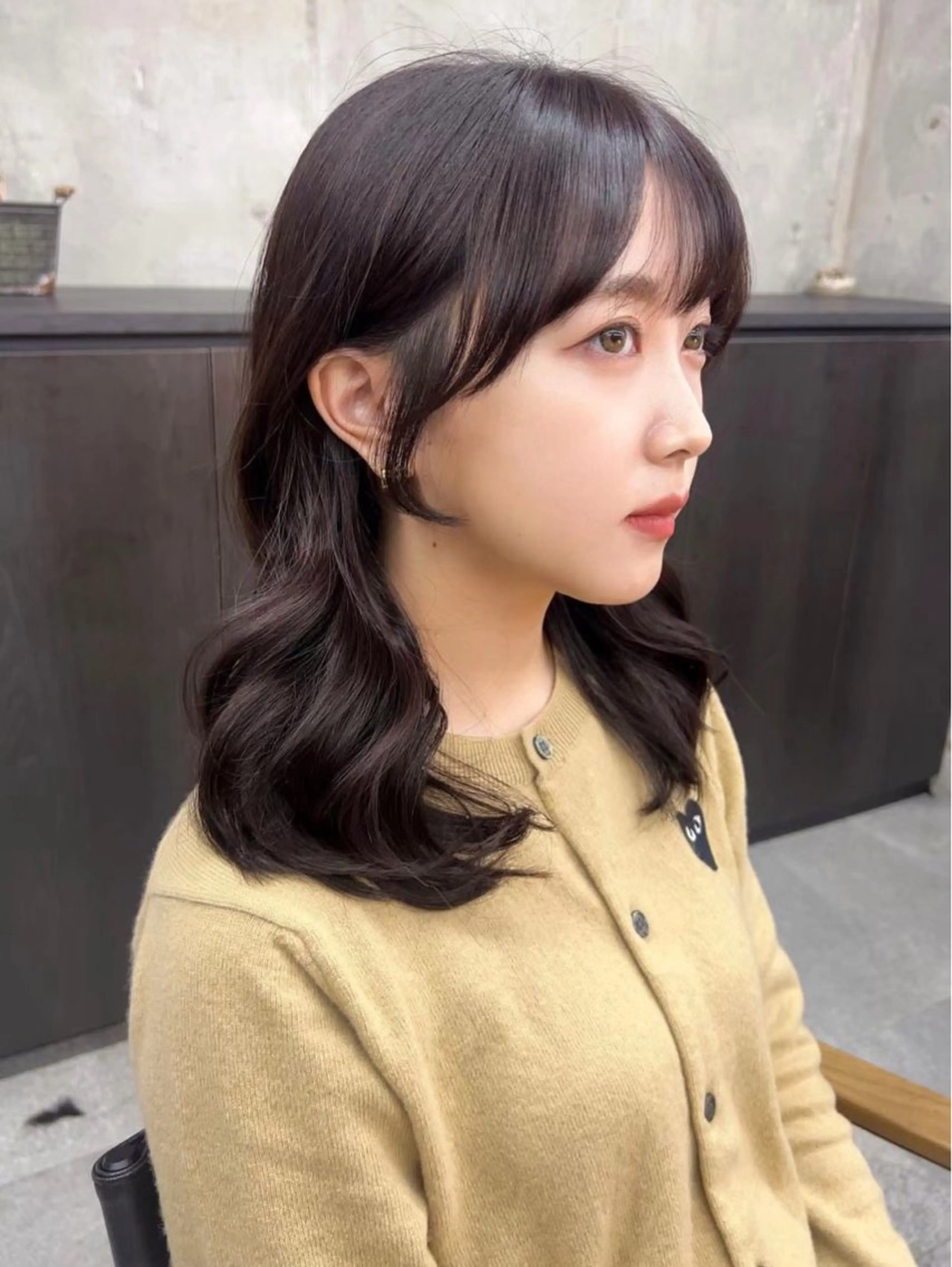 【🌼セミロングの方限定🌼】 ワンカラー＋aujuaトリートメントの写真