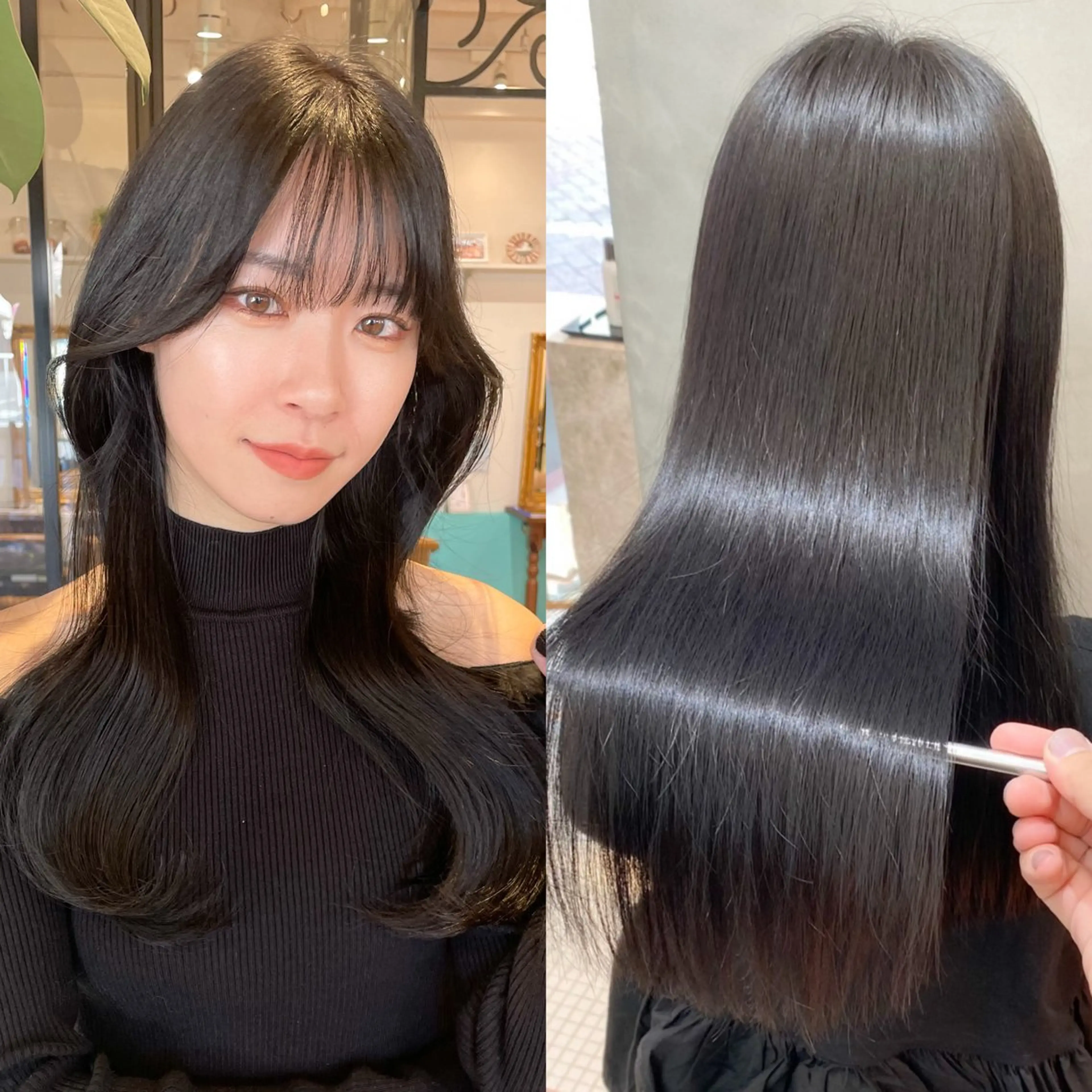 ロング カラー パーマ カット ヘアカラー 縮毛矯正 トリートメント 💎巻ける縮毛矯正/ 艶髪💎石渕智也のヘアスタイル