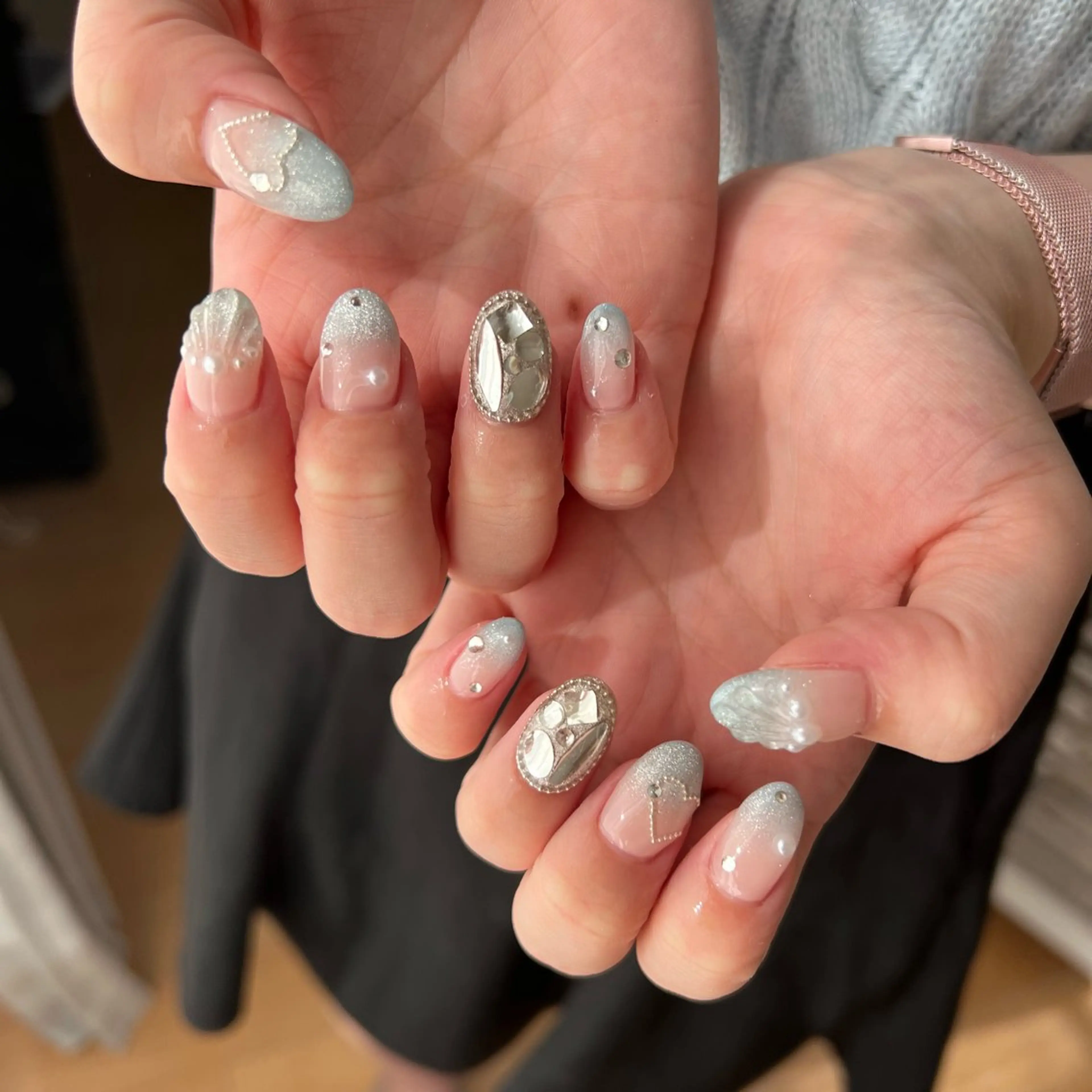 ネイル マグネットネイル ハンドネイル 川端 京香のネイルデザイン