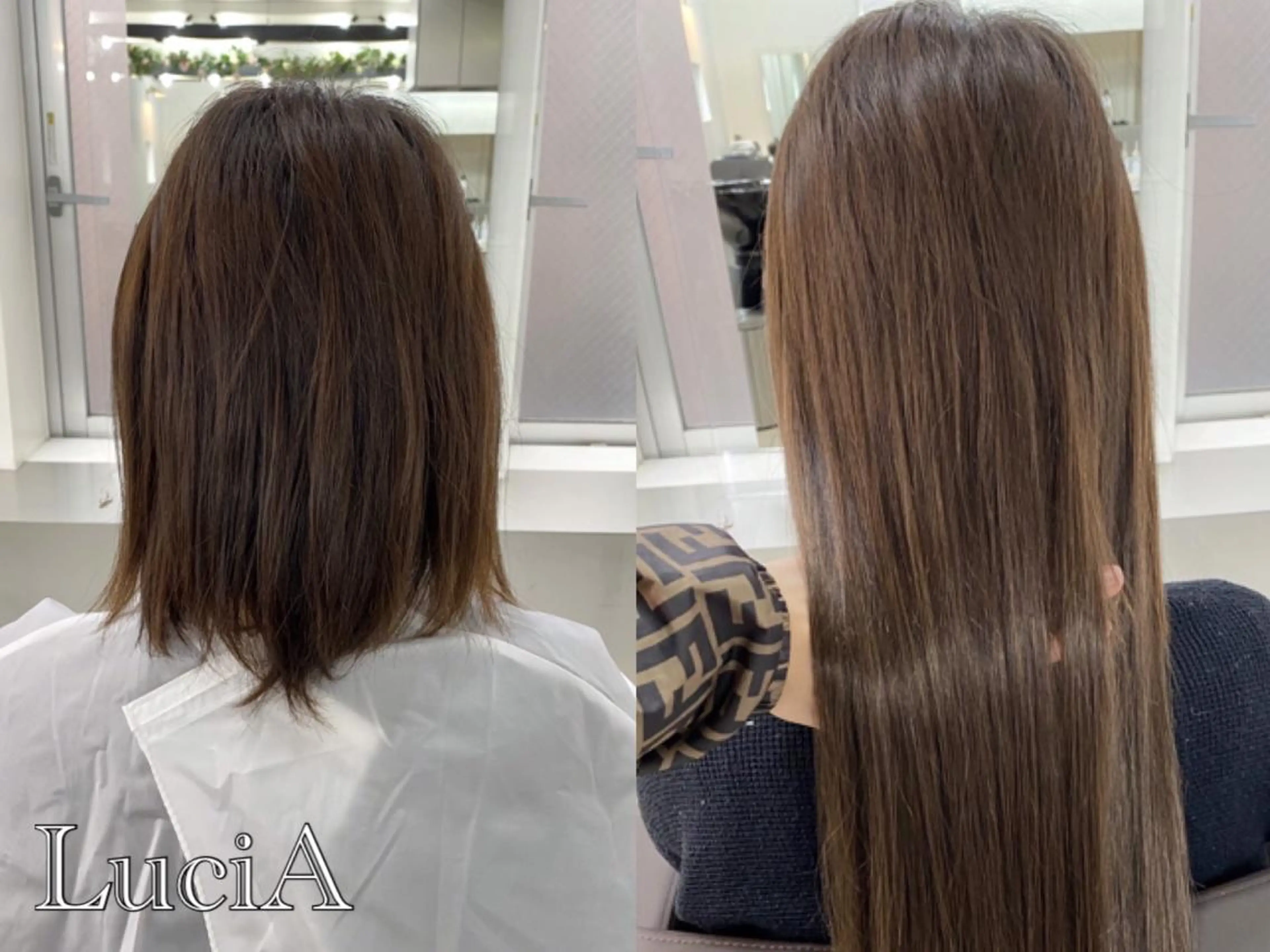 ロング カラー ヘアアレンジ エクステ トリートメント LuciA/エクステ カラーのヘアスタイル