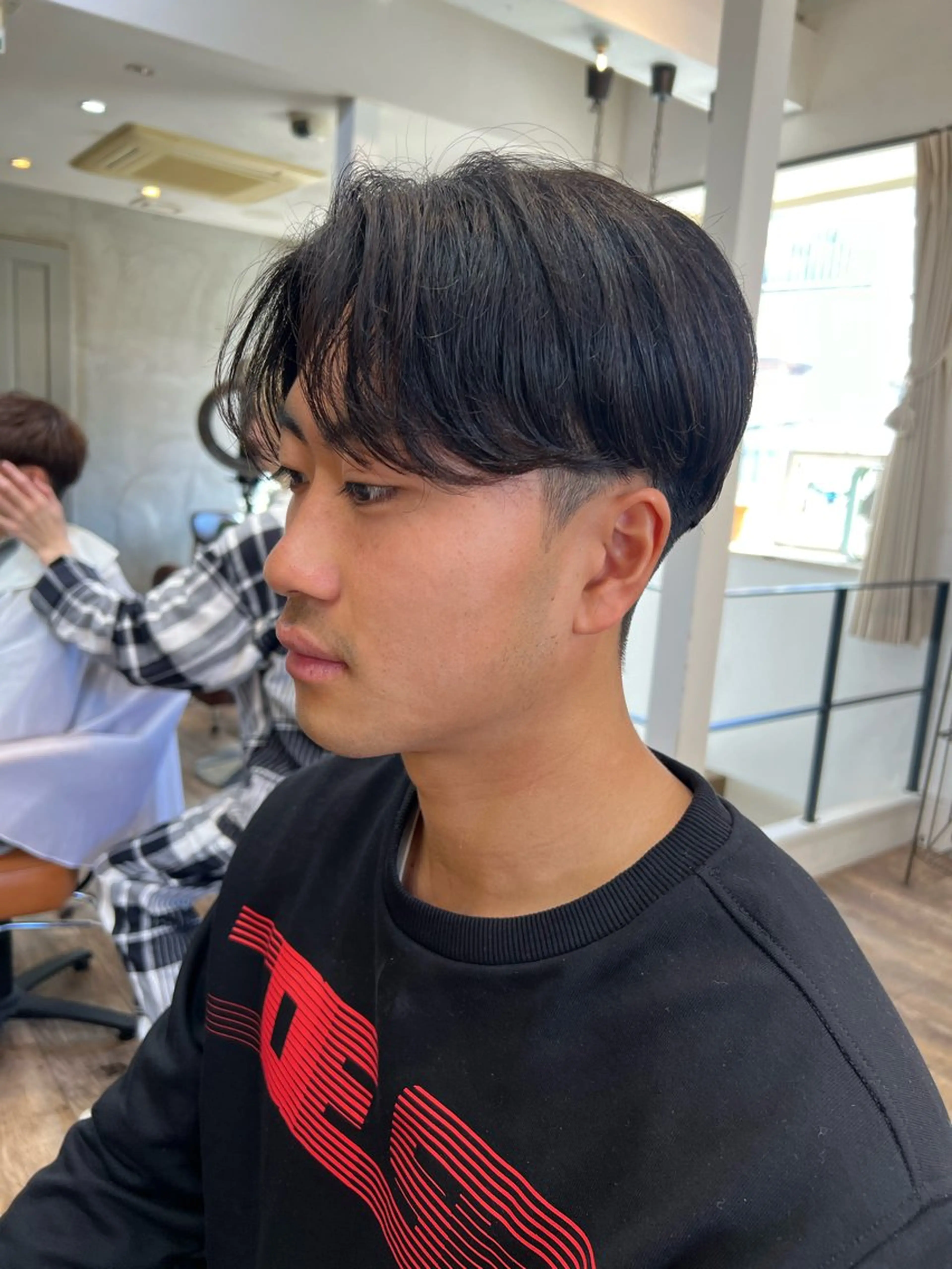 メンズ センターパート 吉川 陽菜のヘアスタイル