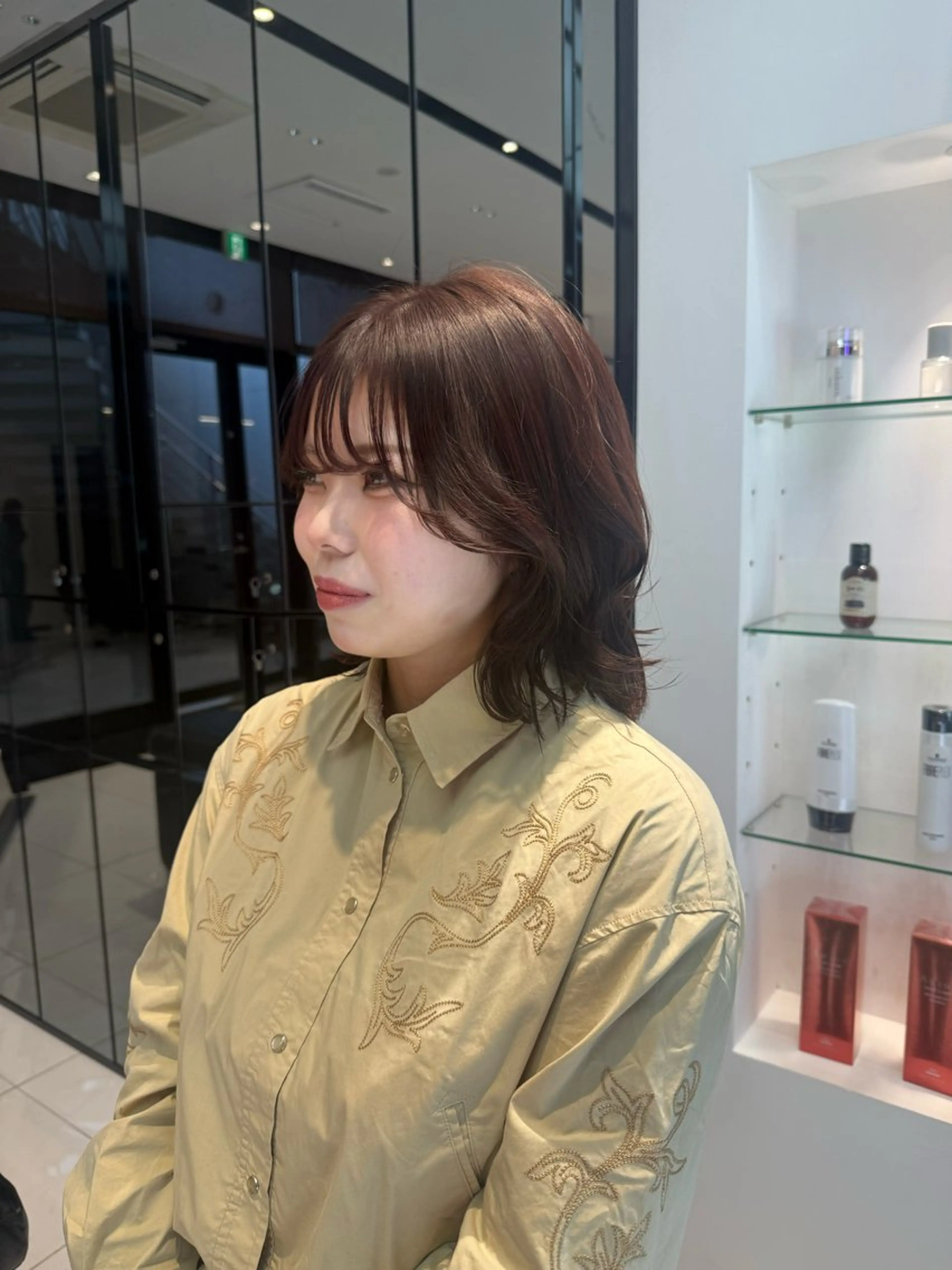 ショート ラベンダーブラウン ボブ カット ヘアカラー keen吉祥寺所属・keen吉祥寺🐆 レイヤー/NAO🩶のヘアスタイル