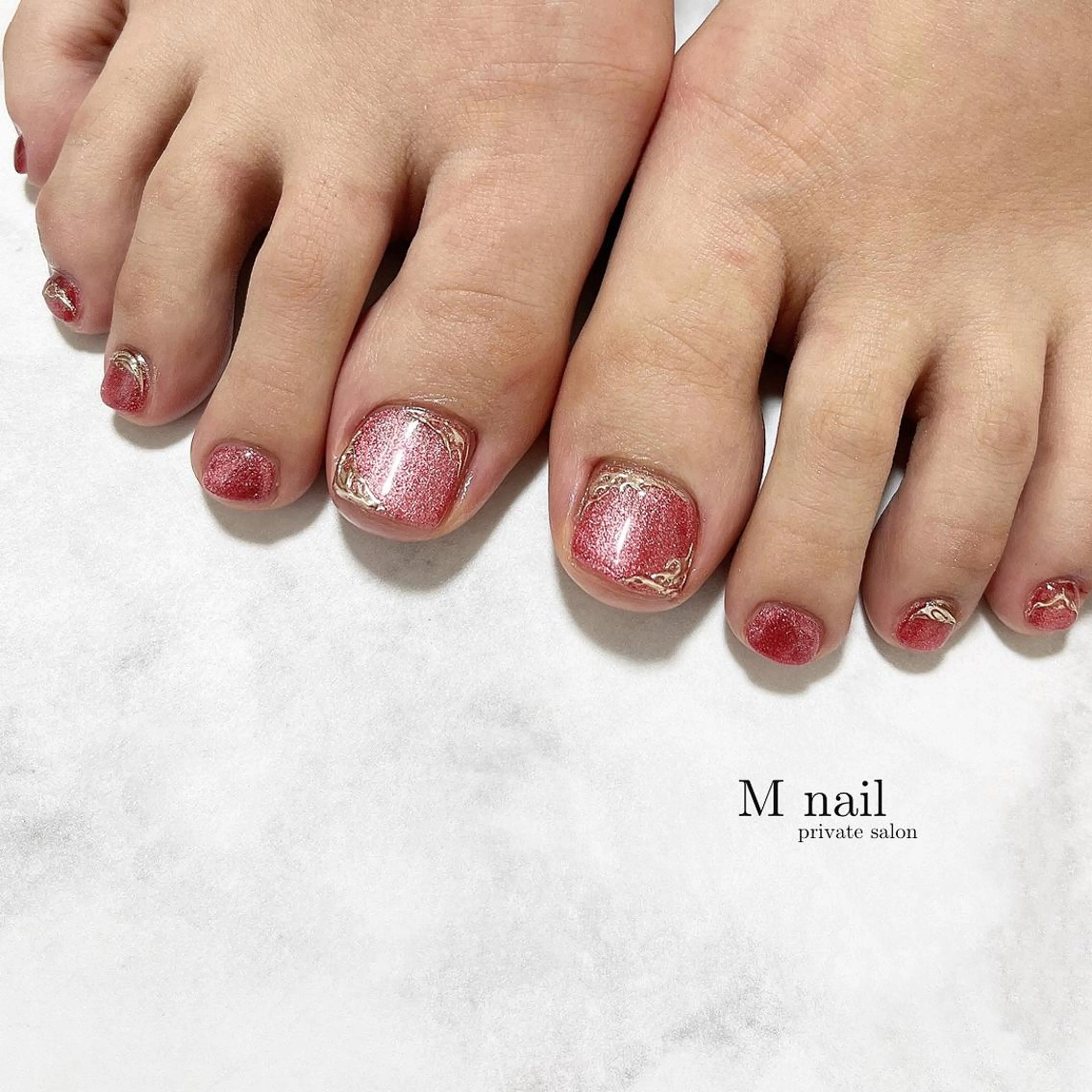 ネイル フットネイル M　nail所属・M nailのネイルデザイン