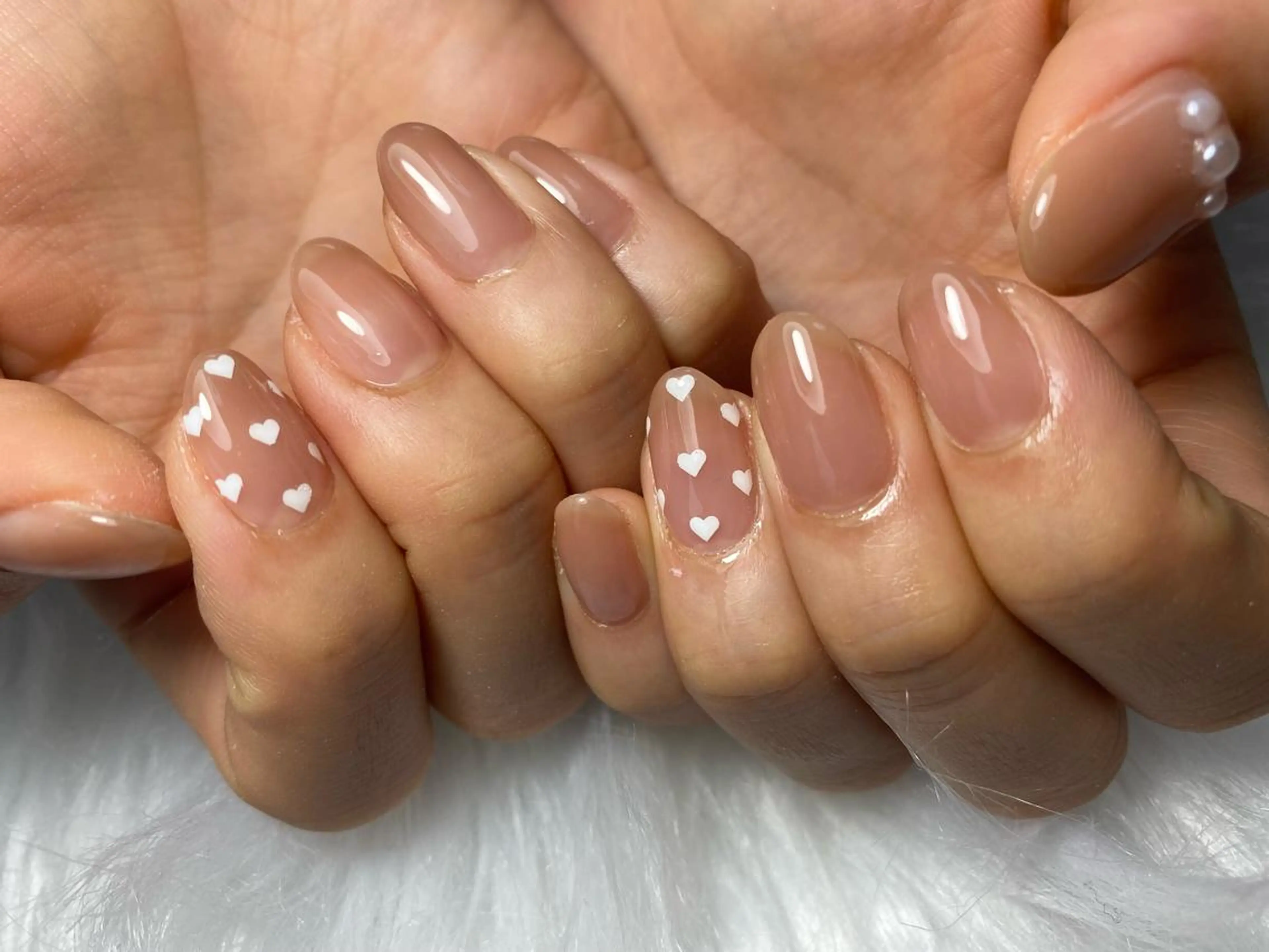 ネイル ハンドネイル Mana‪ ‪·͜· ❤︎‬のネイルデザイン