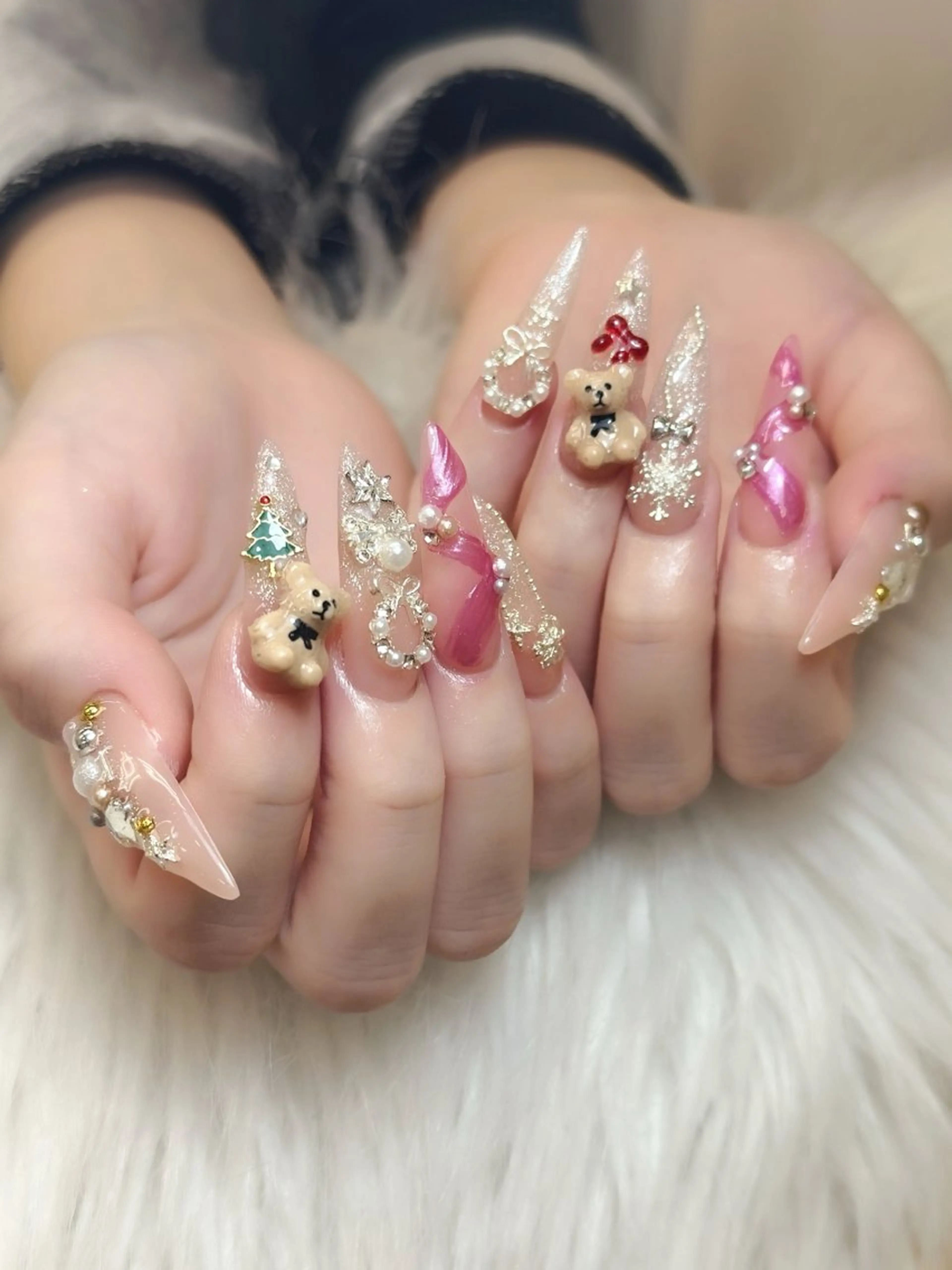 ネイル アートネイル ジェルネイル マグネットネイル ハンドネイル JennNail_ マオのネイルデザイン