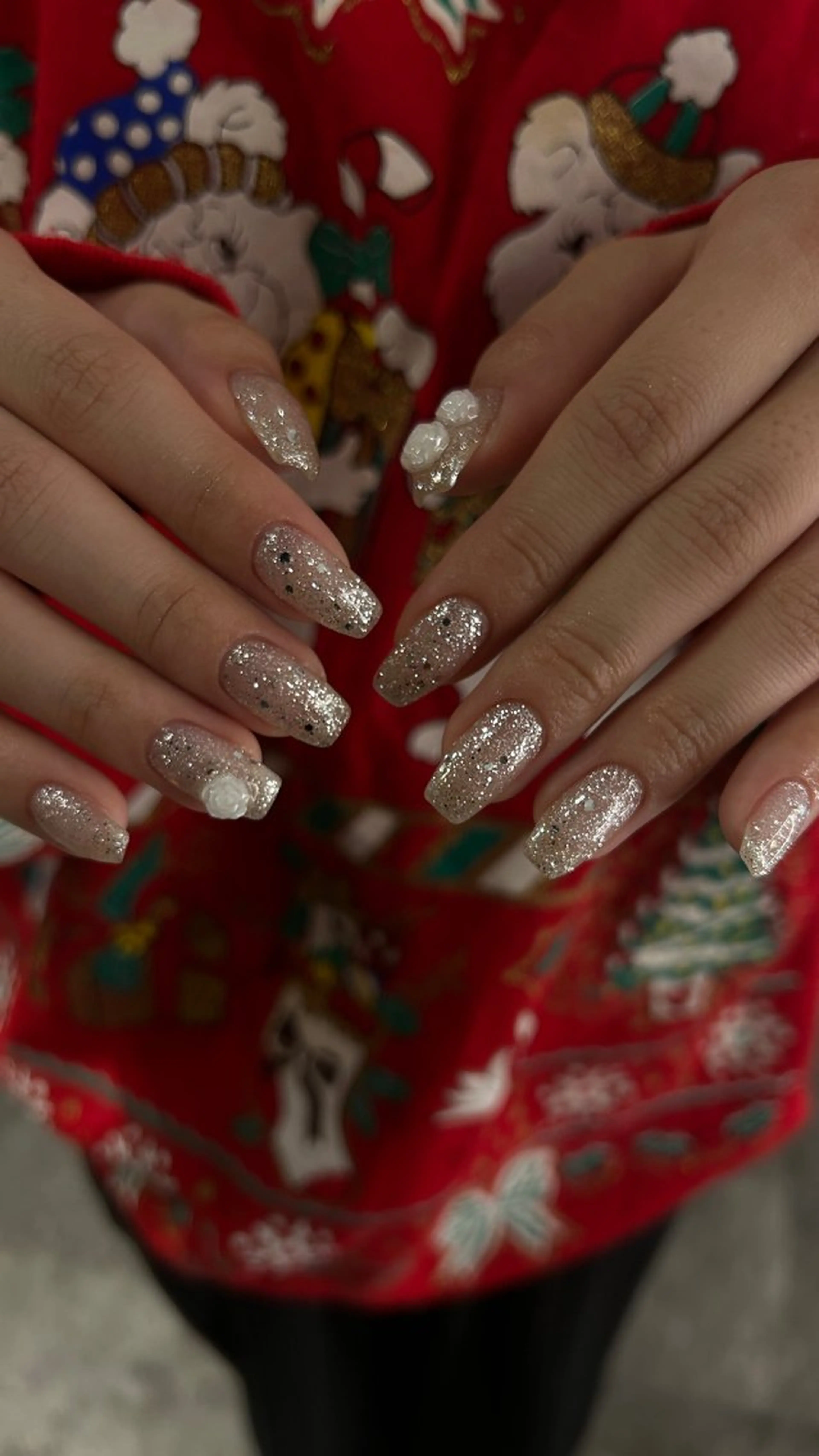 ネイル ラメ(グリッター) ハンドネイル sayaka 🩰のネイルデザイン