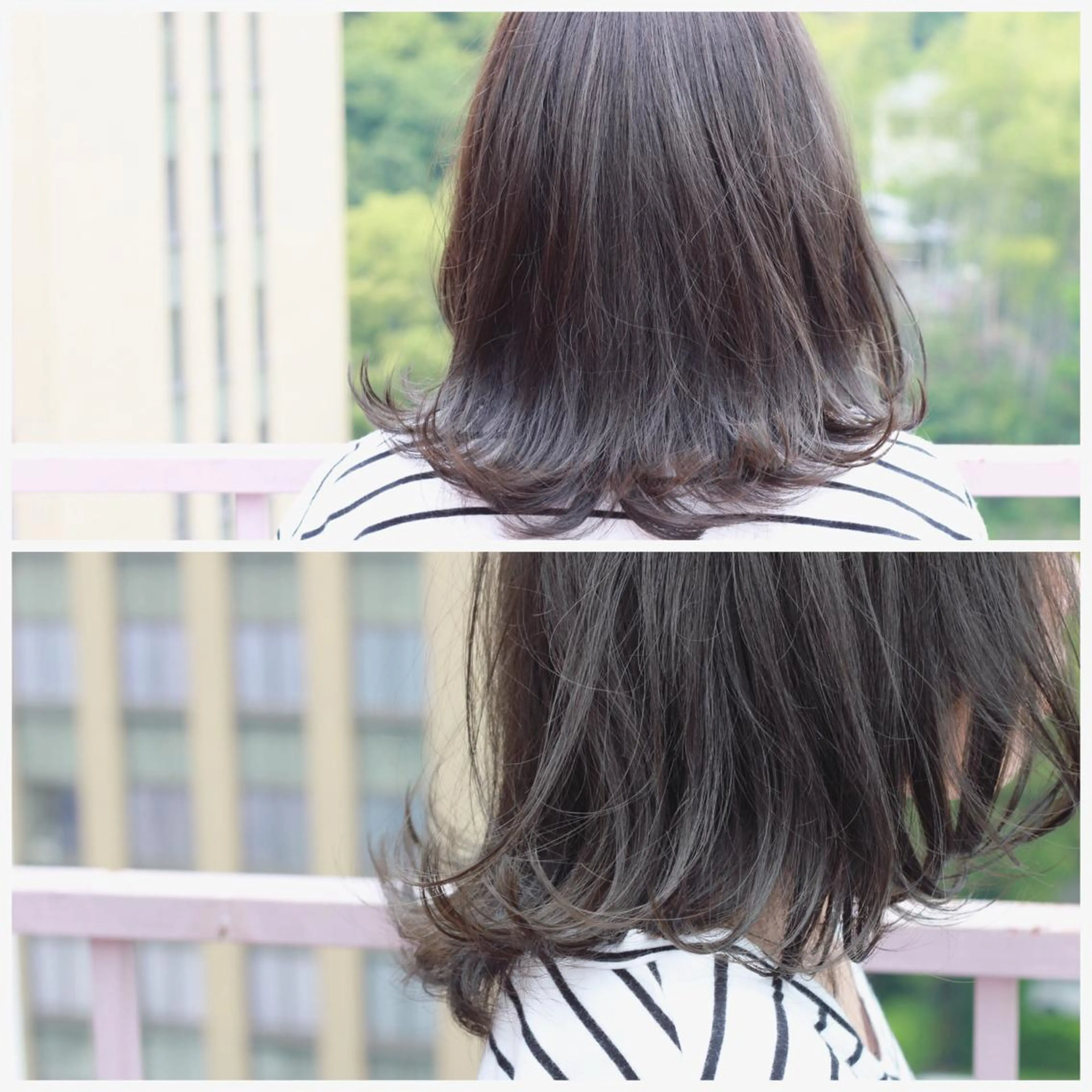 ミディアム アッシュ ヘアカラー Viage （ビアージュ）のヘアスタイル