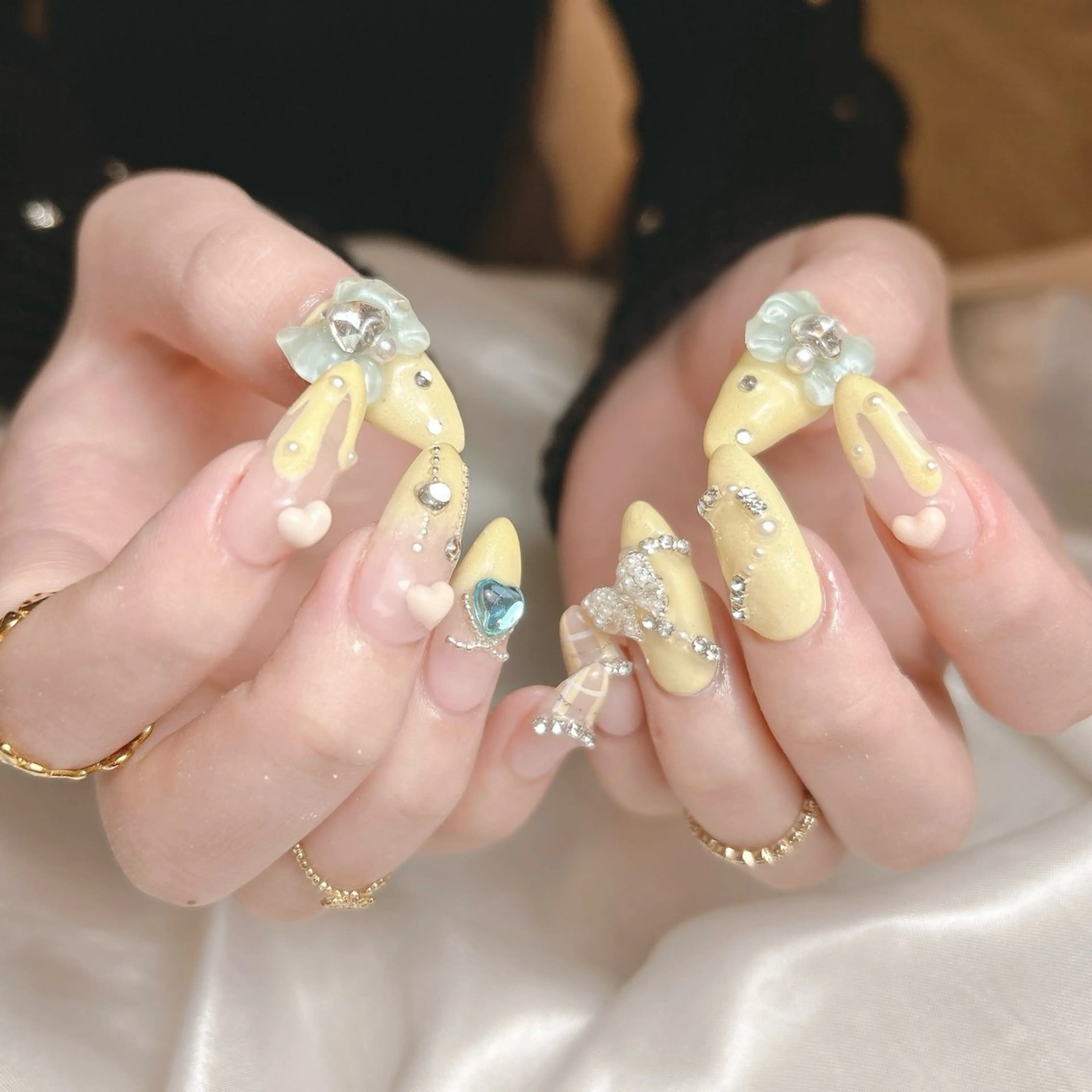 ネイル ハンドネイル junna のぞいてねのネイルデザイン