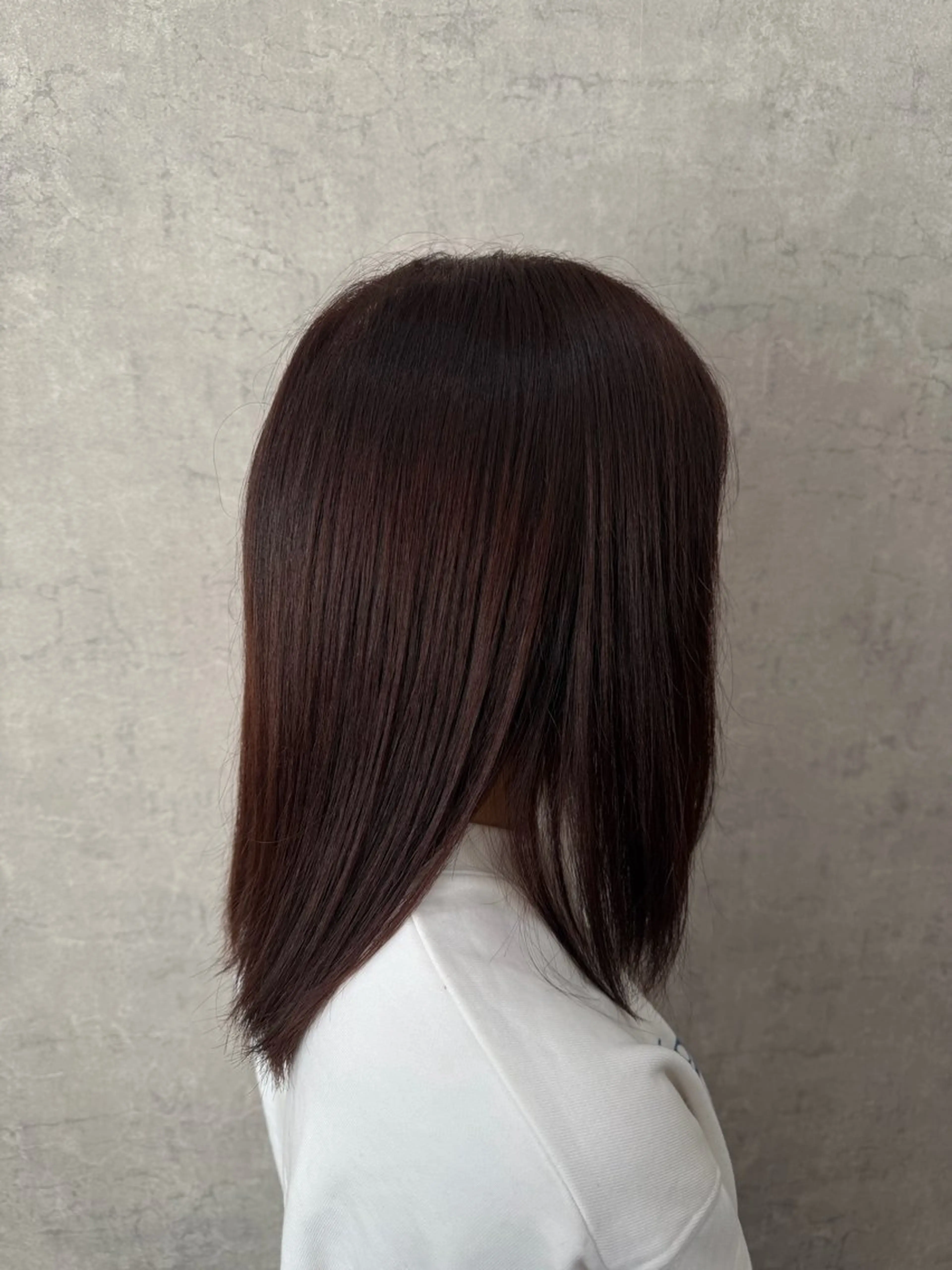 セミロング カラー ヘアカラー トリートメント 艶カラー×デザイン カラー特化/値賀大樹のヘアスタイル