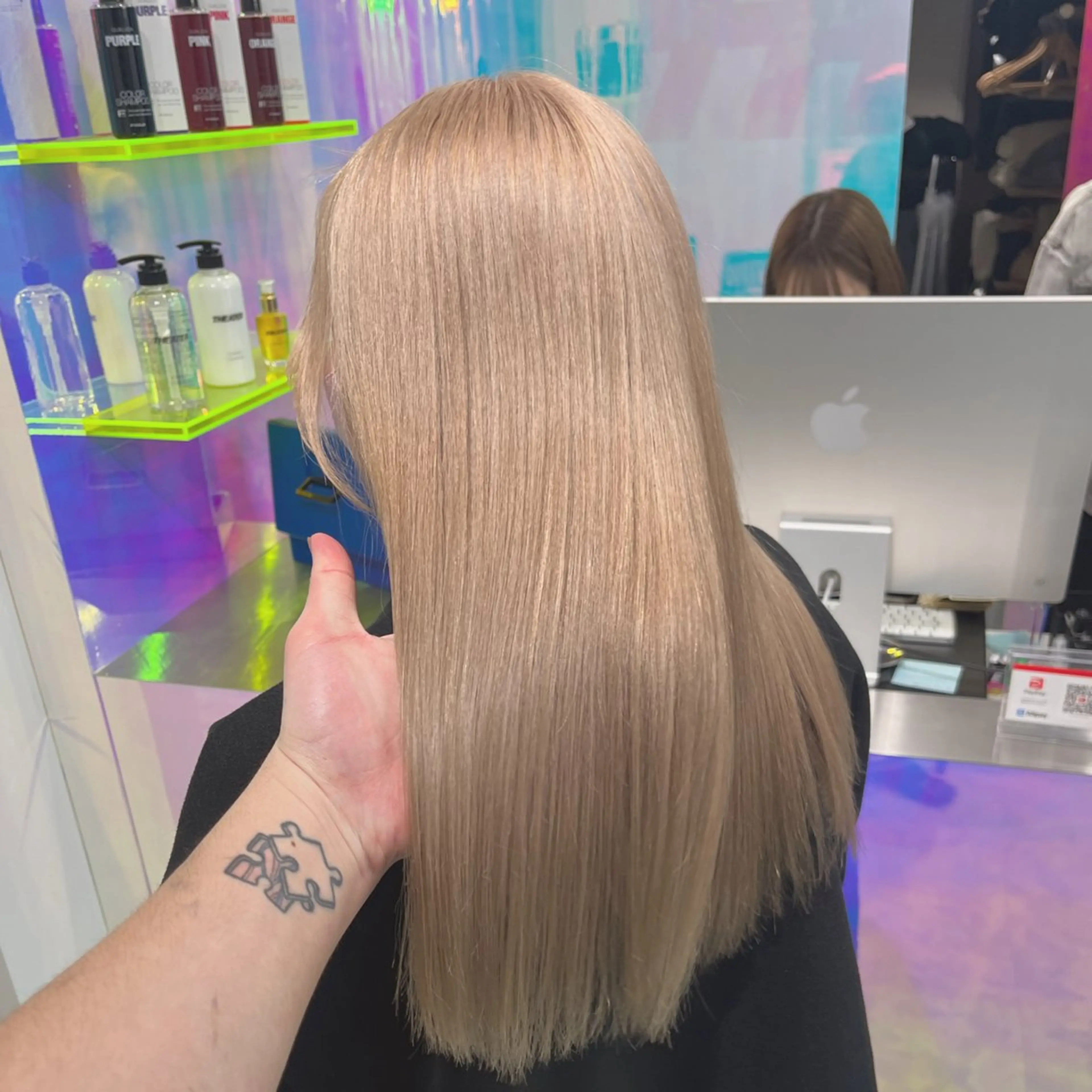 セミロング カラー ヘアカラー ブリーチボブNo.1 🥇/KOHEIのヘアスタイル