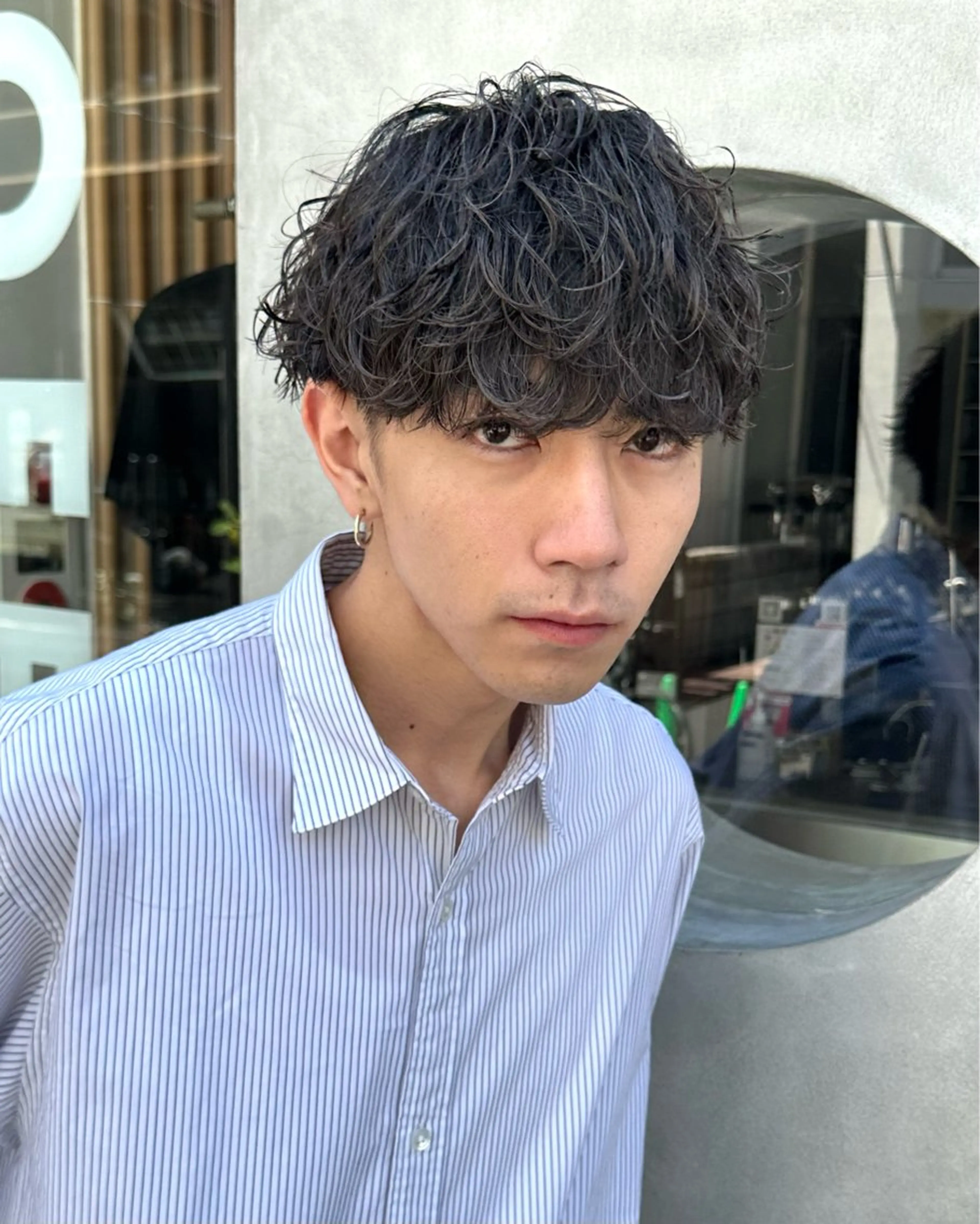 <土日祝限定>カット＋波巻きパーマ＋トリートメントの写真