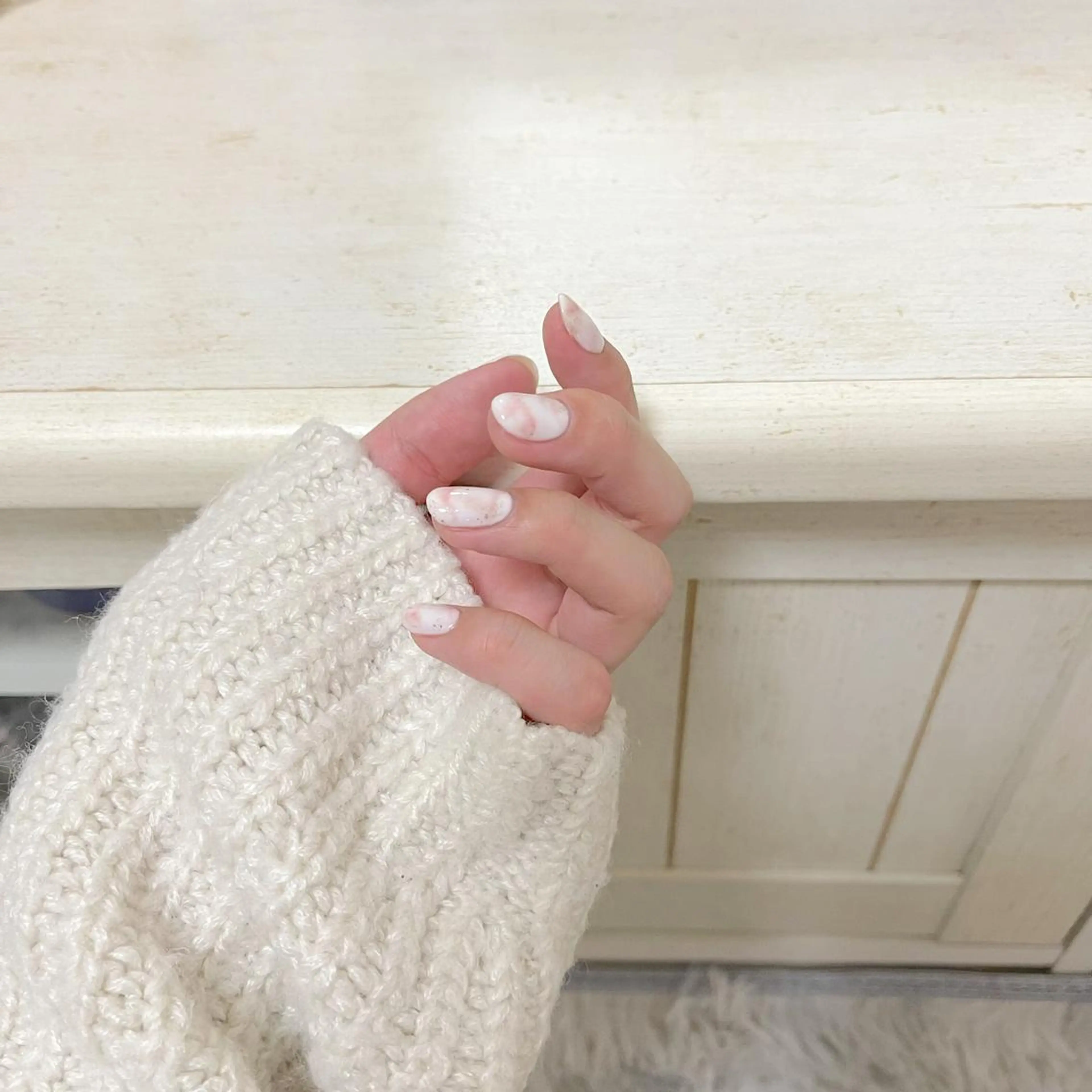 ネイル 大理石ネイル(マーブル) Bianca Sakura⠀のマツエク・マツパデザイン