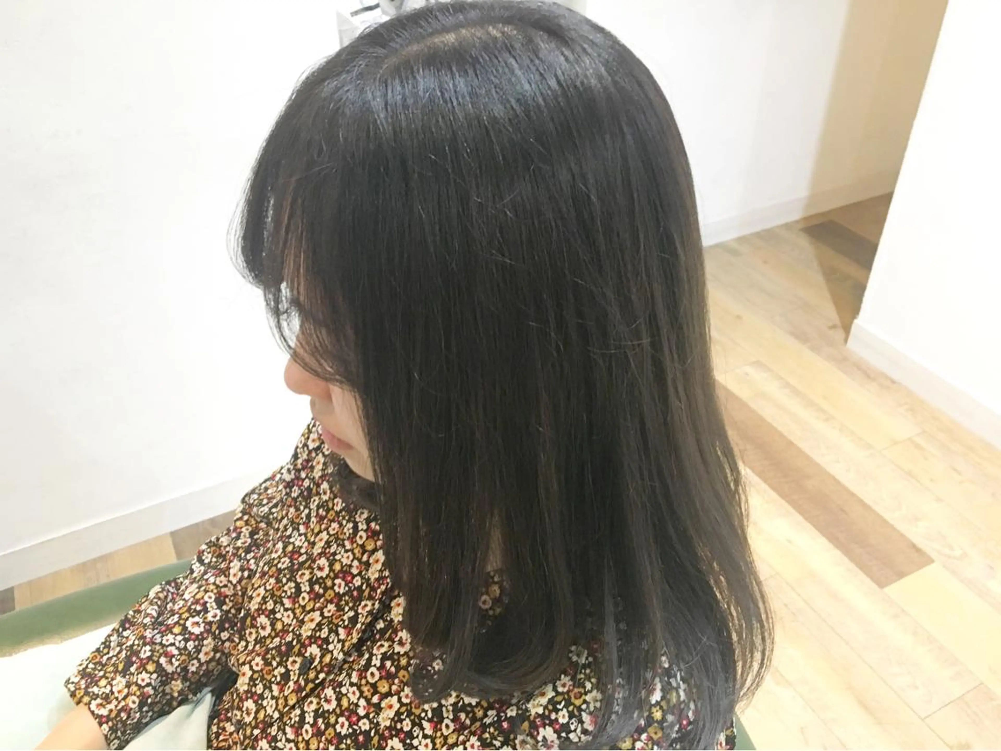 ミディアム カラー 似合わせカラー/艶 髪質改善/ヨシザキのヘアスタイル