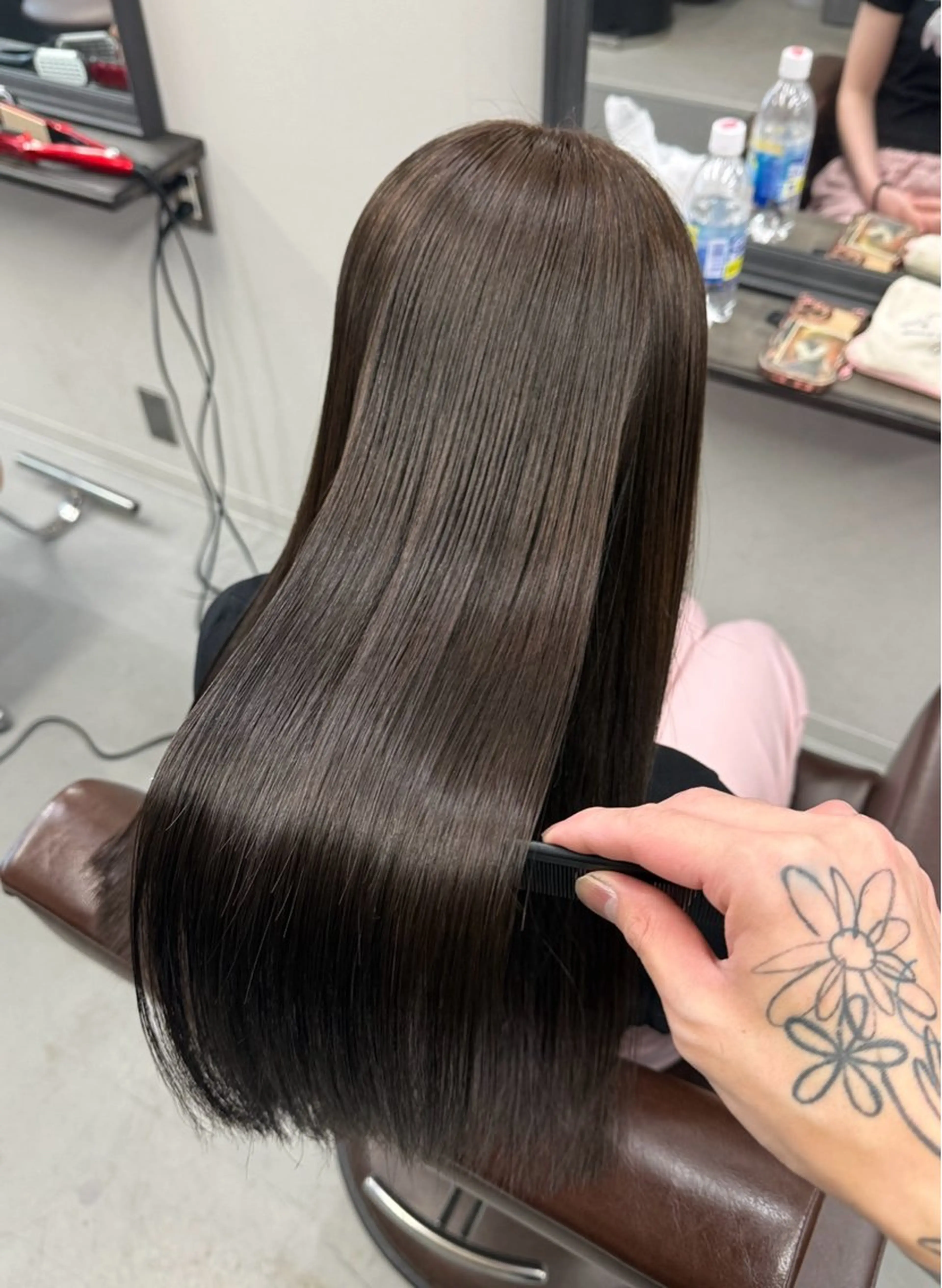 ロング カラー ヘアカラー トリートメント XYZ新宿所属・縮毛矯正/韓国 /店長/KANATOのヘアスタイル