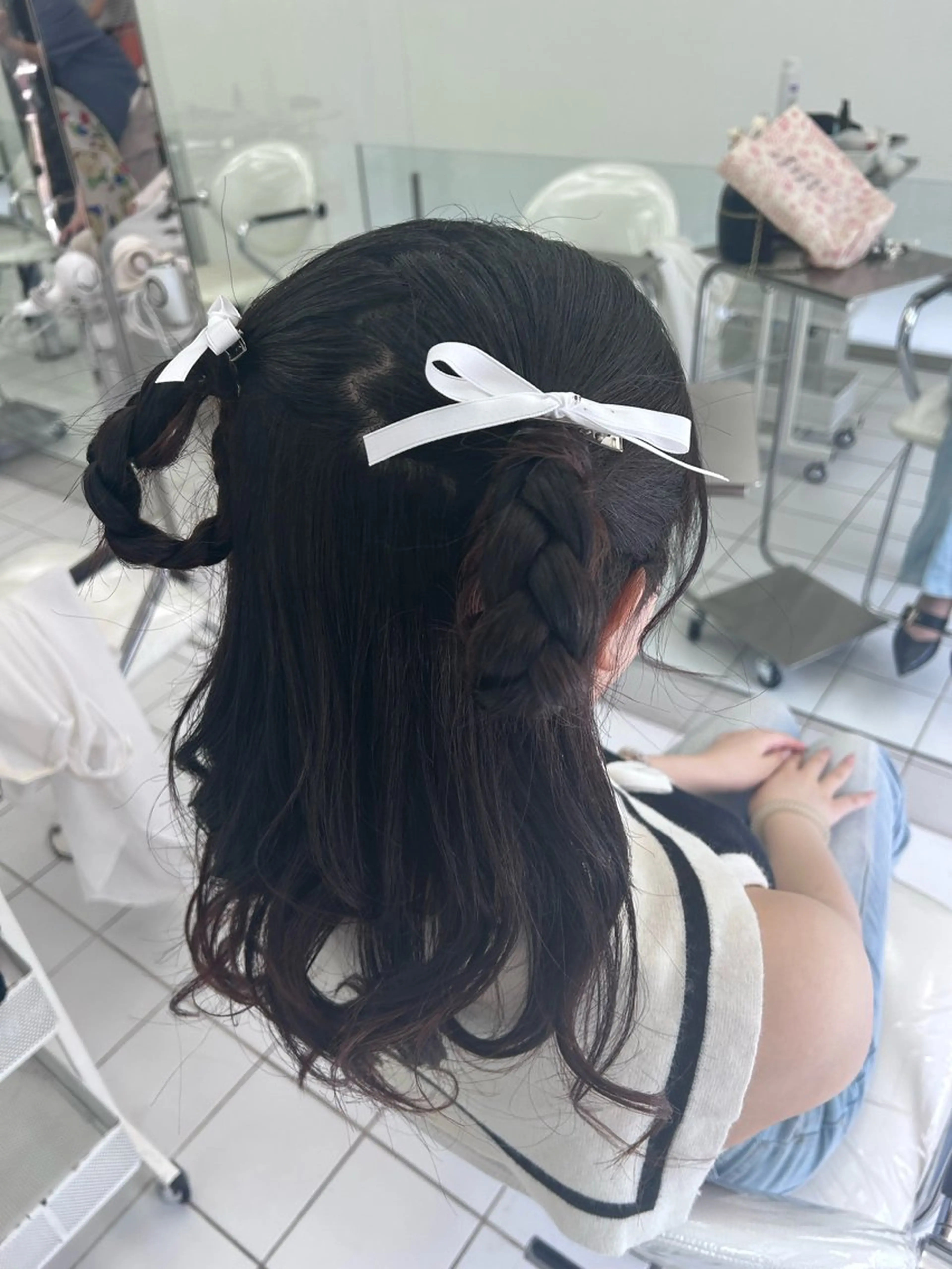 ヘアアレンジ ❄️透明感ブリーチ ❄️TOWA市川のヘアスタイル