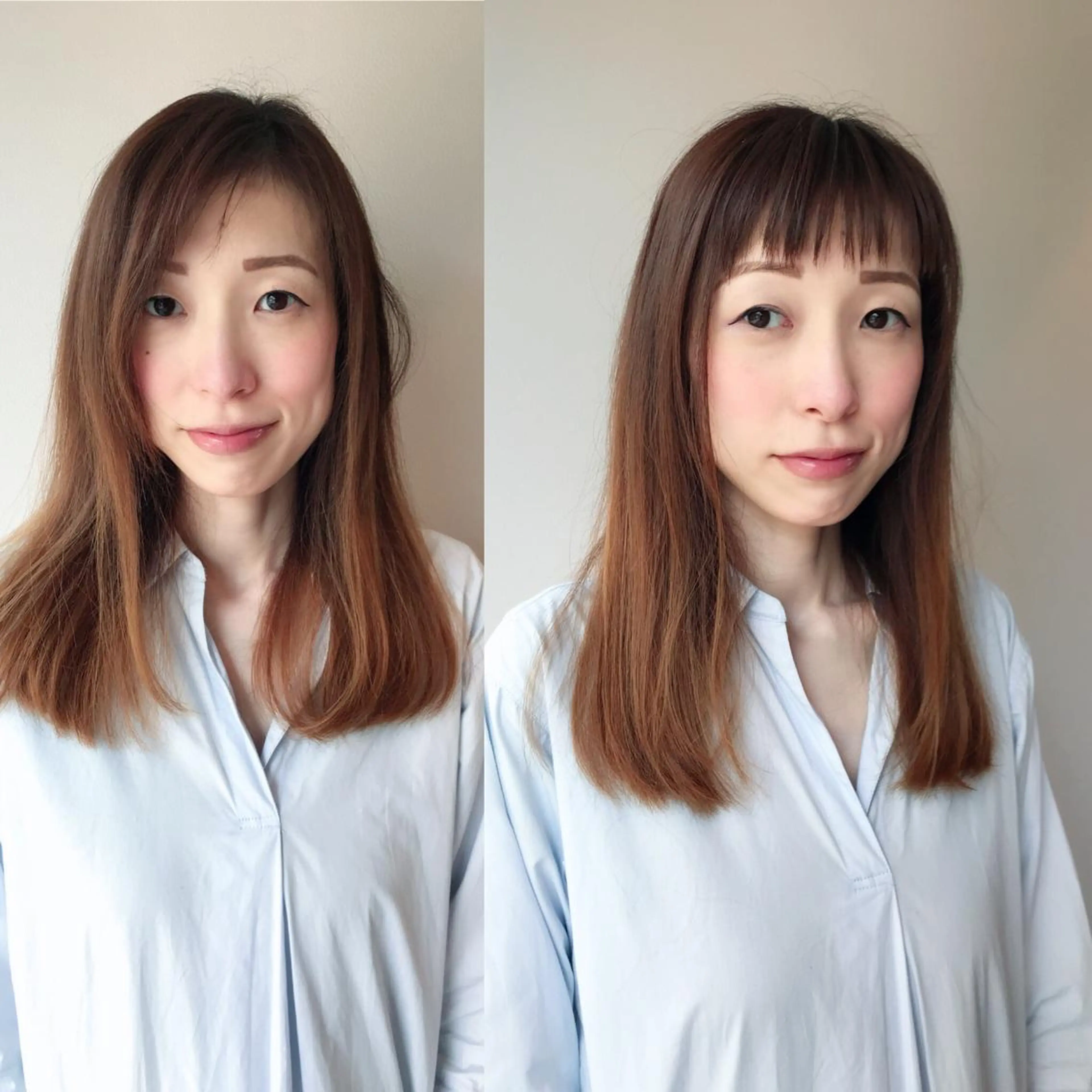 セミロング 似合わせカット 苅田 茂樹のヘアスタイル