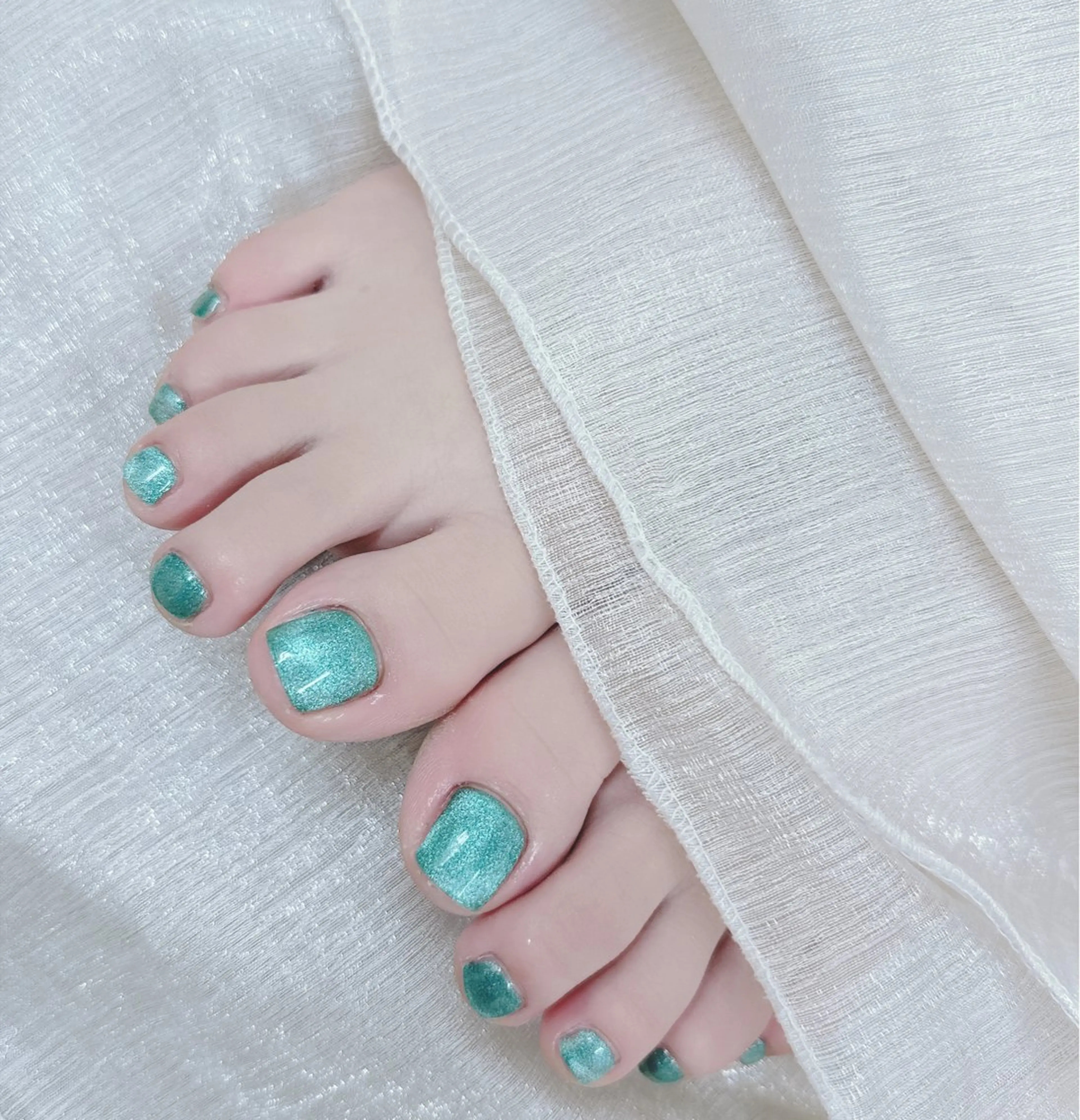 ネイル フットネイル マグネットネイル DUO MI所属・陳 rinaのネイルデザイン