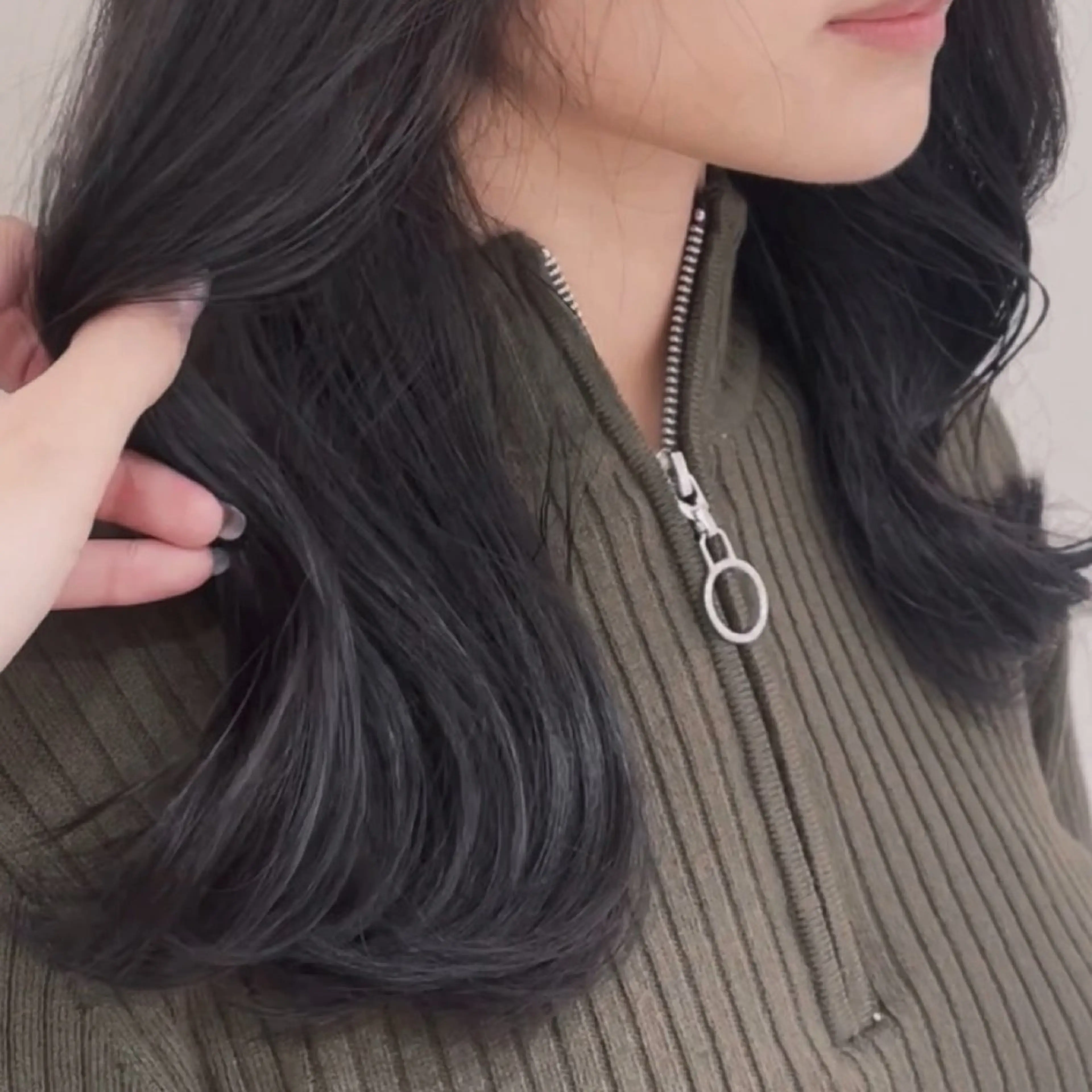 ロング カラー 💖大人韓国ヘア💖 韓国艶カラー【銀座】のヘアスタイル