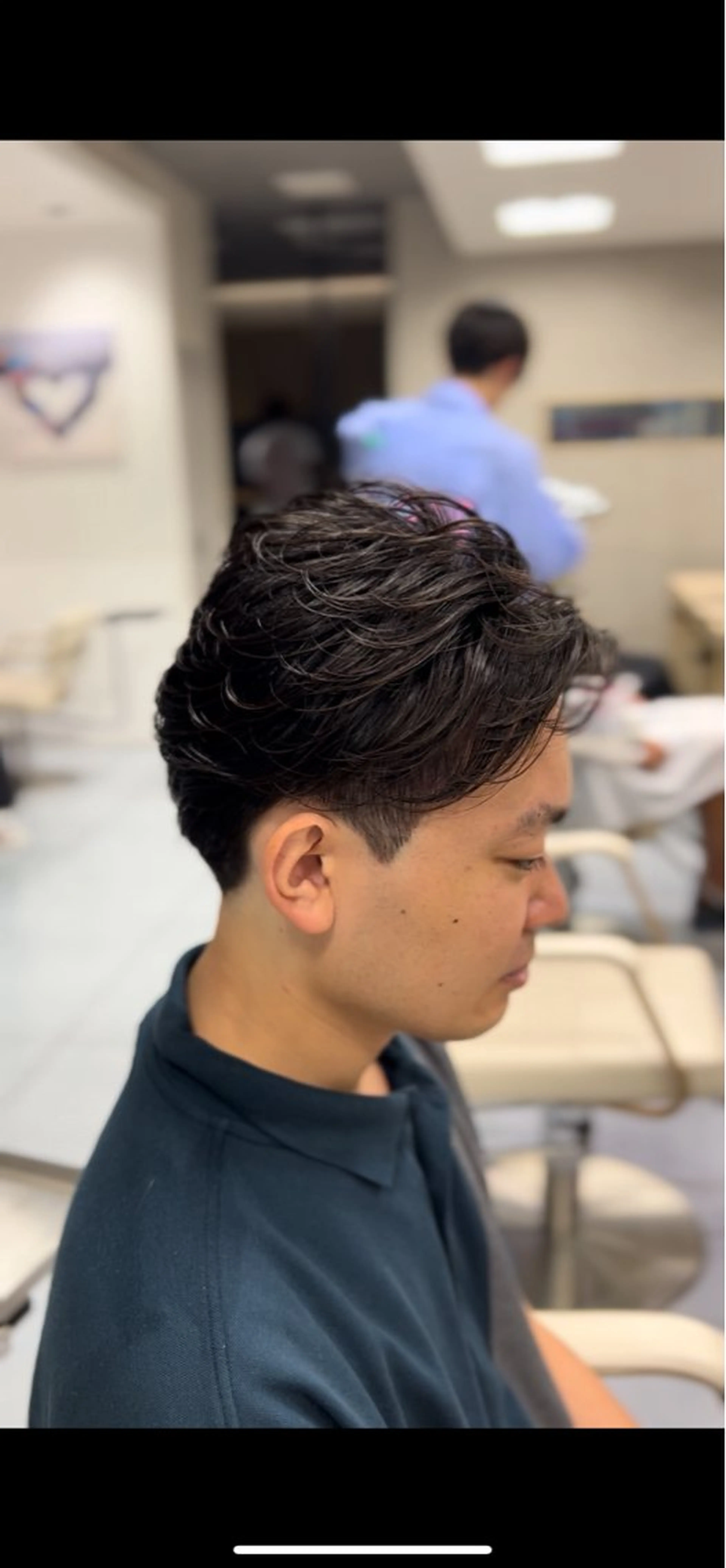 ミディアム パーマ メンズ ミディアムパーマ ダウンパーマ フェザーパーマ カルマパーマ メンズ韓国風 カット パーマ トリートメント 🔮メンズ縮毛矯正 毛流れパーマ💎竹永のヘアスタイル