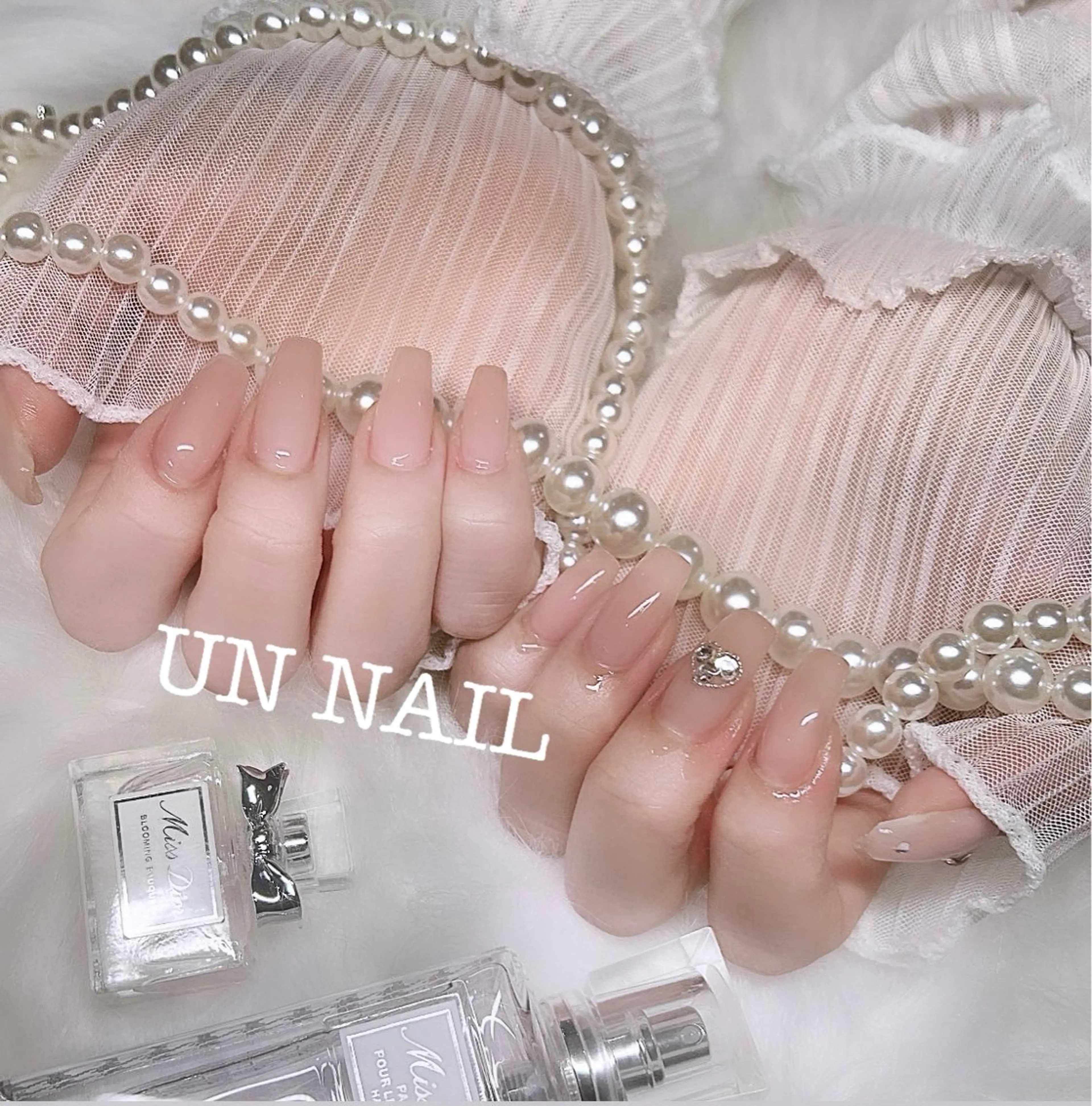 ネイル 韓国ネイル ワンホンネイル ハンドネイル UN NAILのネイルデザイン