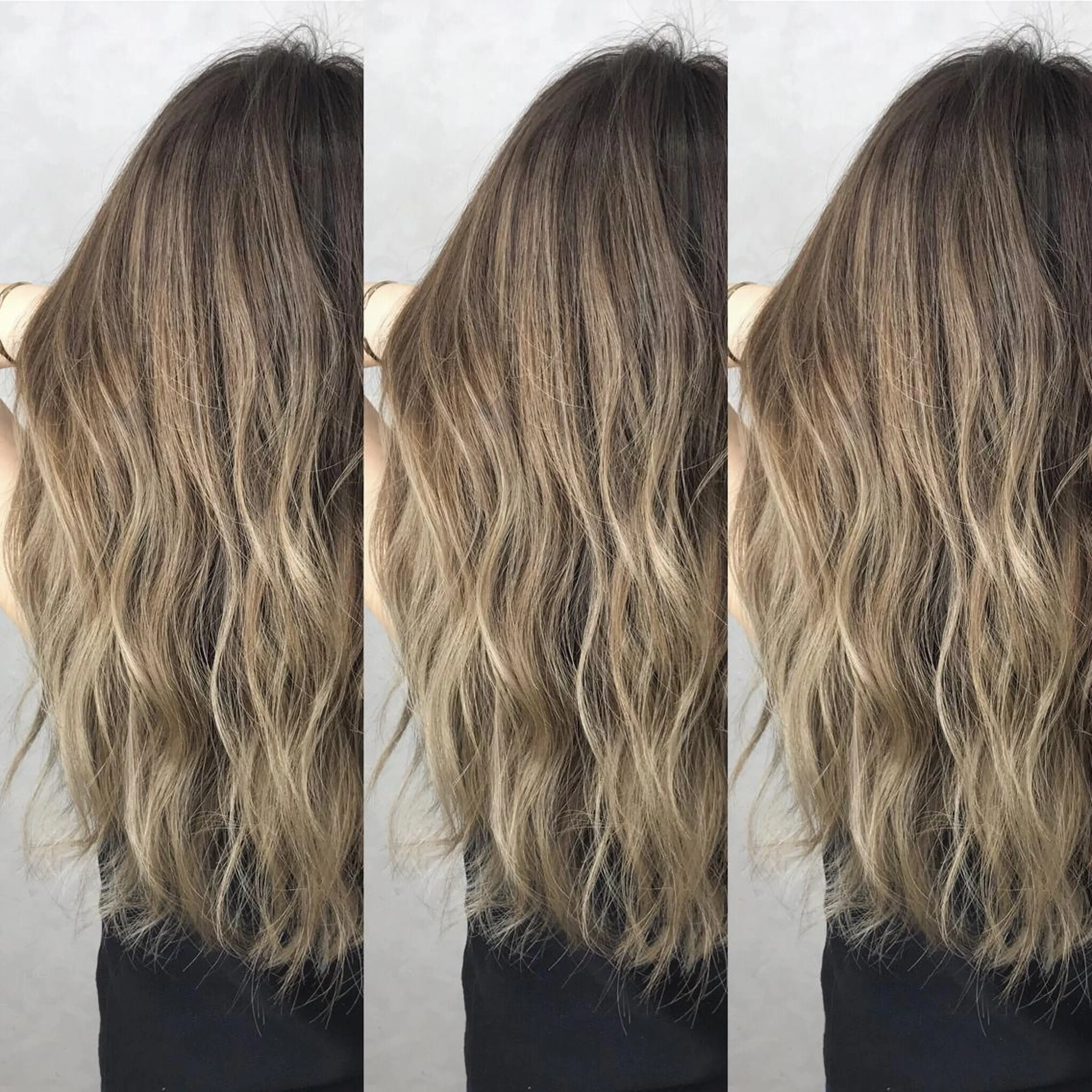 ロング カラー ヘアカラー LUSTRE クロサワのヘアスタイル