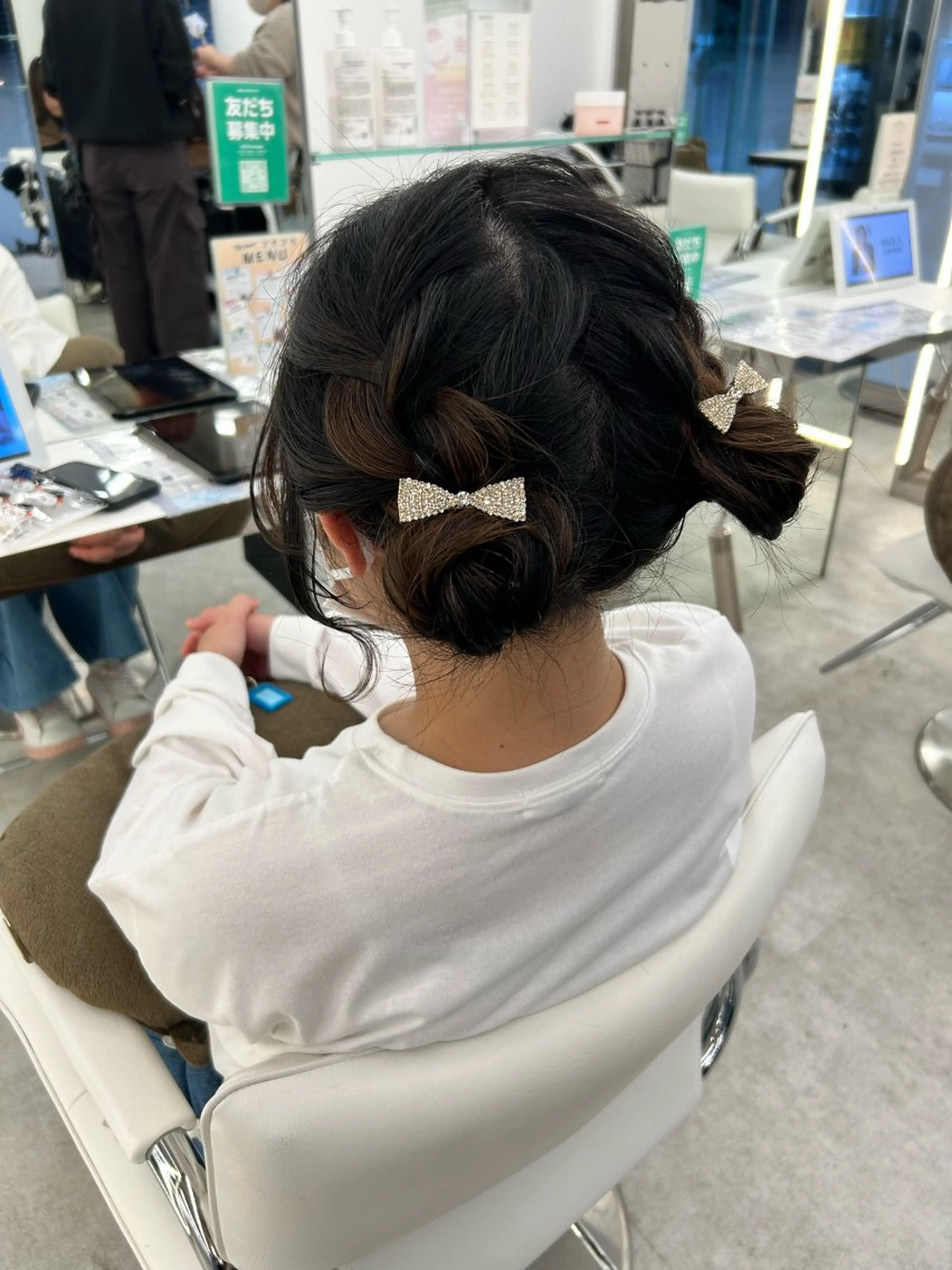 ヘアアレンジ ヘアセット はるか/ブリーチカラ ー/ヘアアレンジ🤍のヘアスタイル