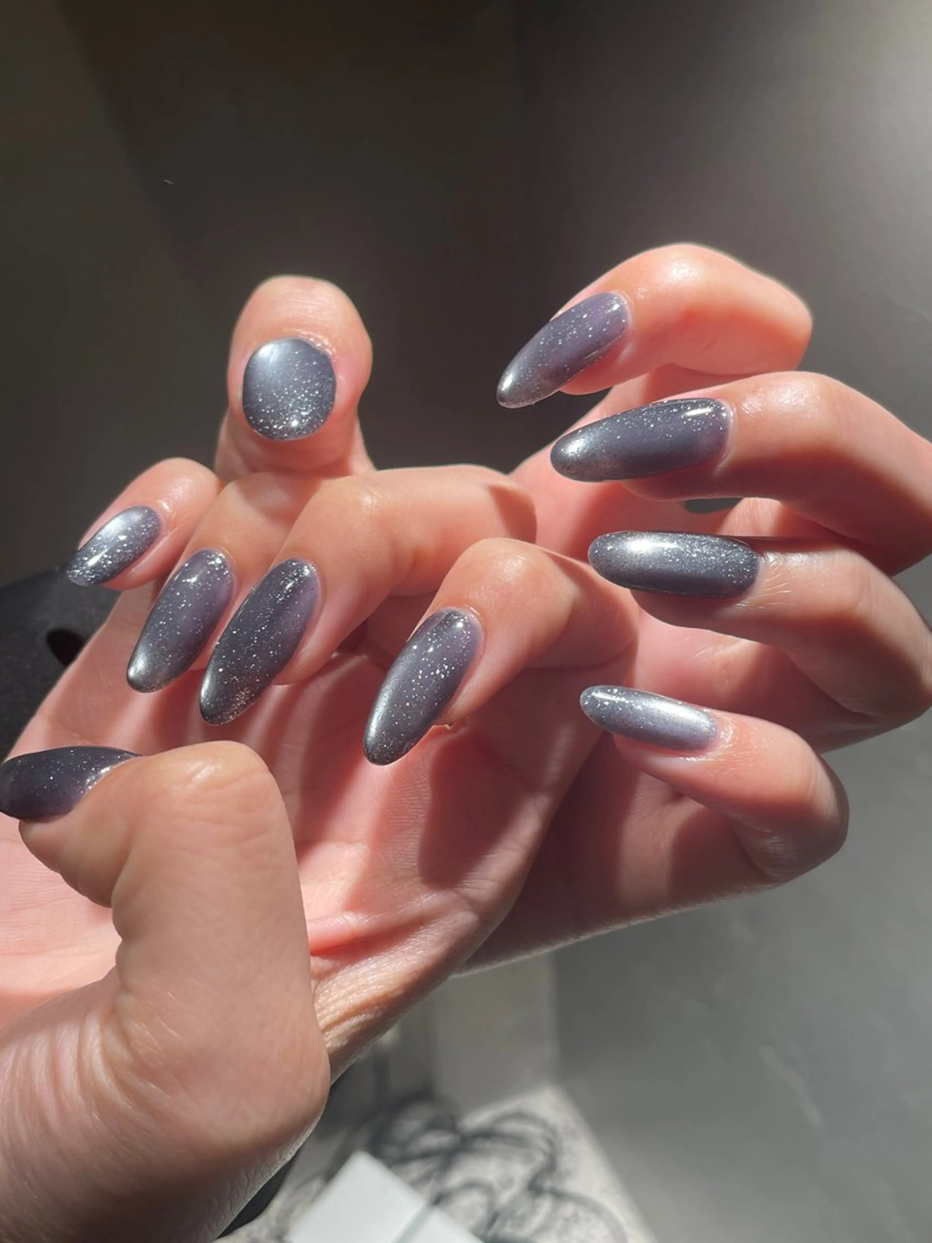 ネイル ハンドネイル Nailsalon Repos.所属・Rika🌼 シンプル•マグネットのネイルデザイン