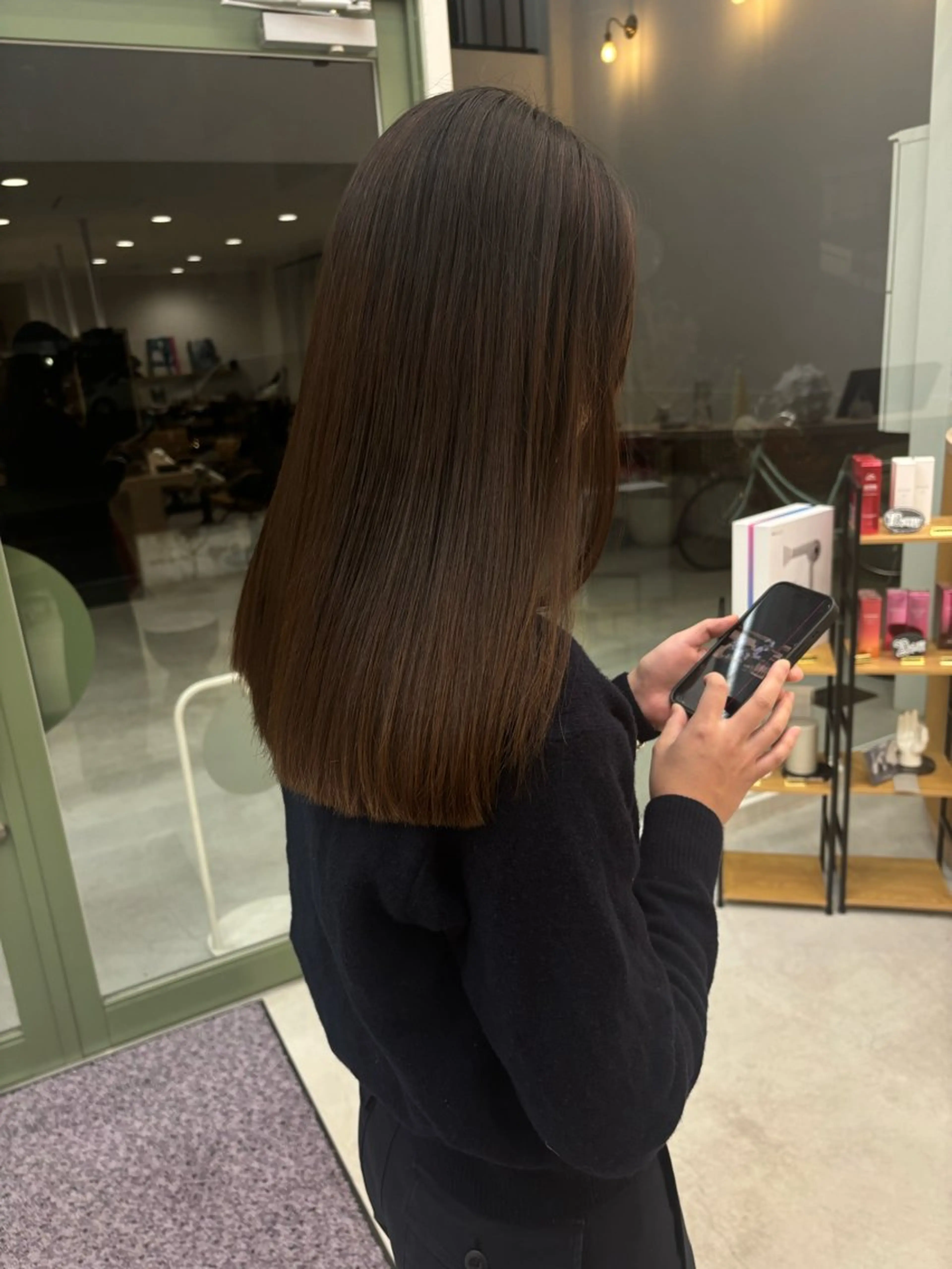 縮毛矯正 伊藤 ゆいなのヘアスタイル