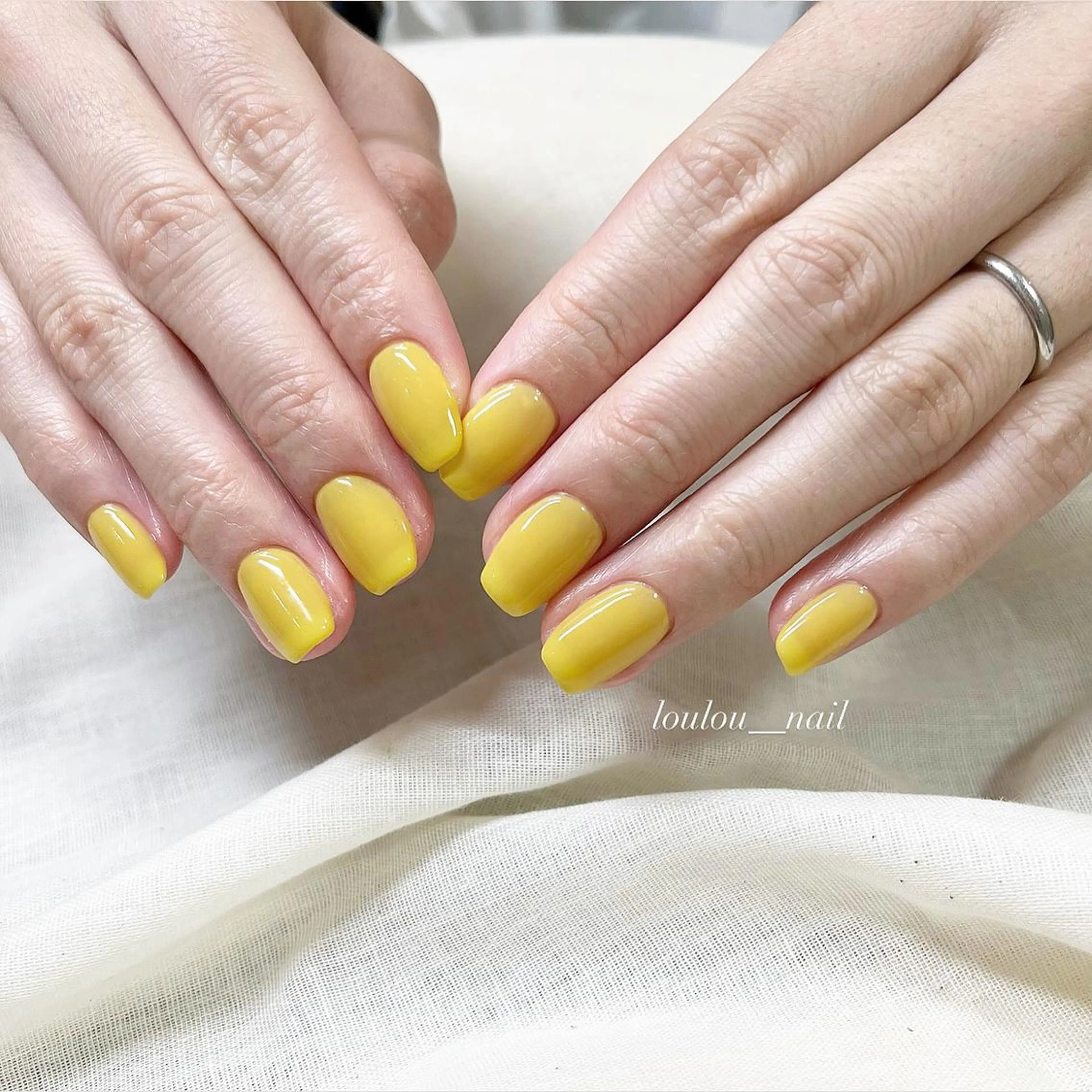 ネイル ニュアンスネイル 春ネイル ハンドネイル ハンドケア loulou   _nail所属・葛西 知佳のネイルデザイン