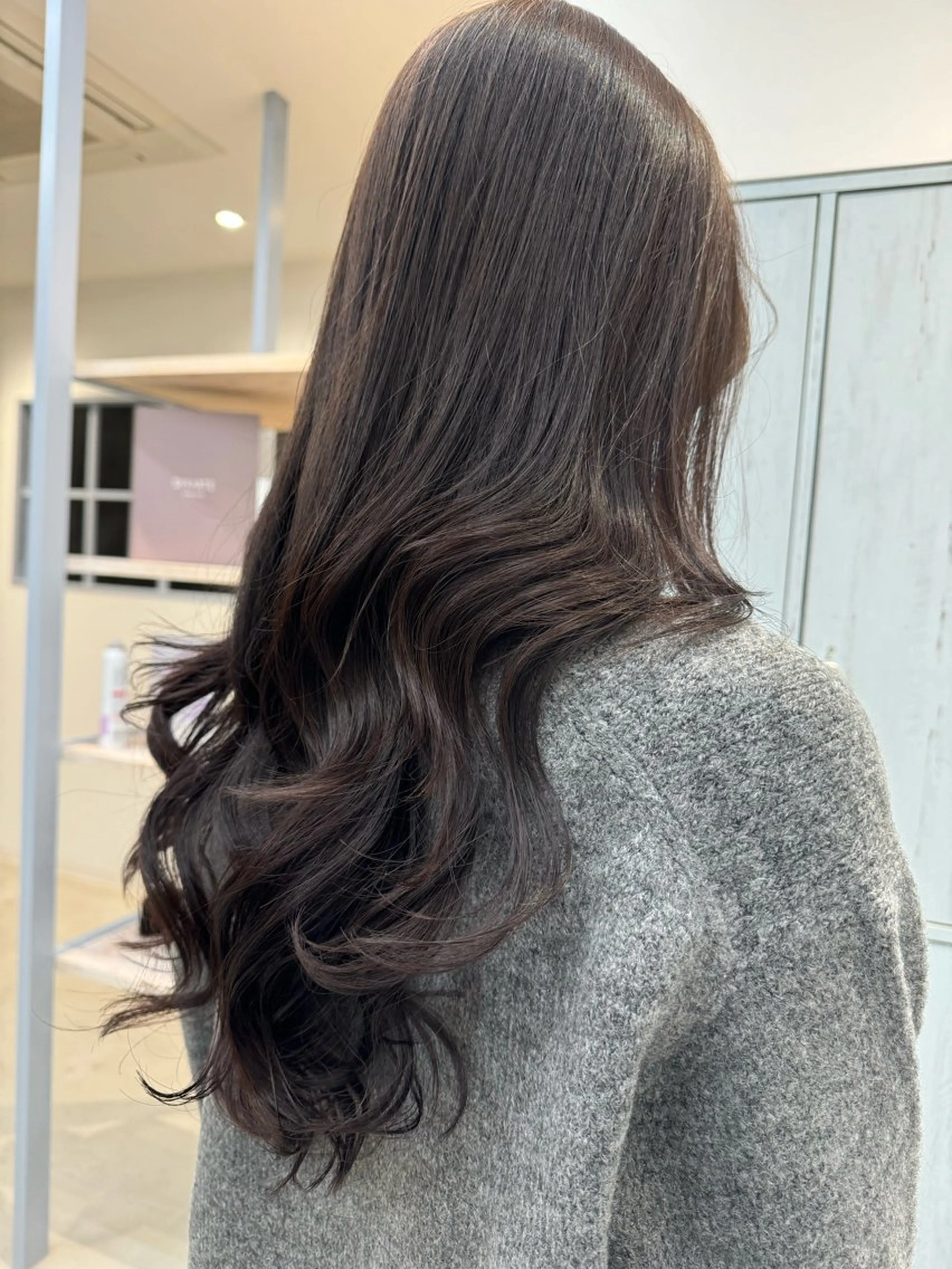 ロング ヘアカラー YUME/ ブリーチ／ハイライトのヘアスタイル