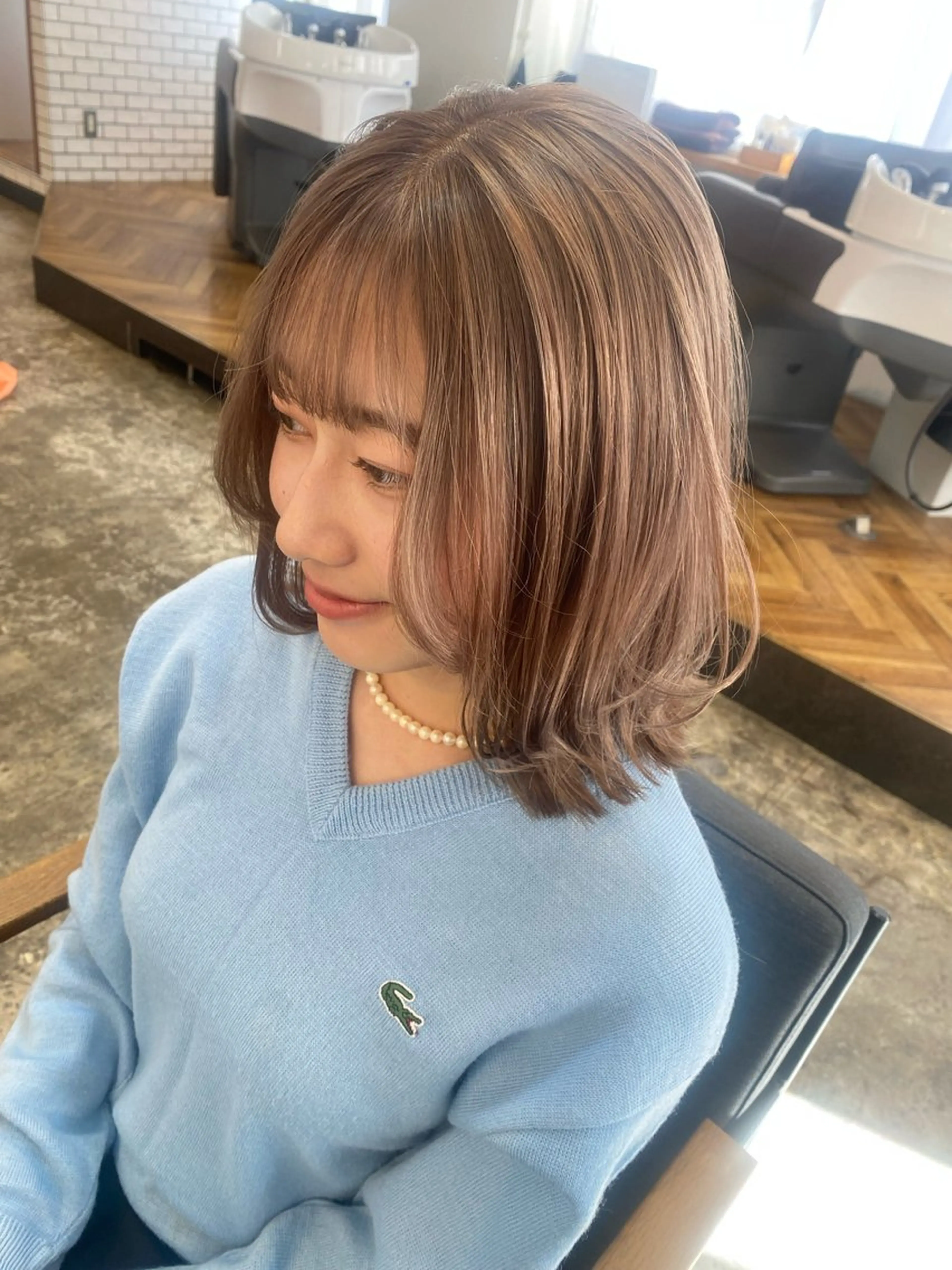 knock所属・knock　國友 華乃のヘアスタイル