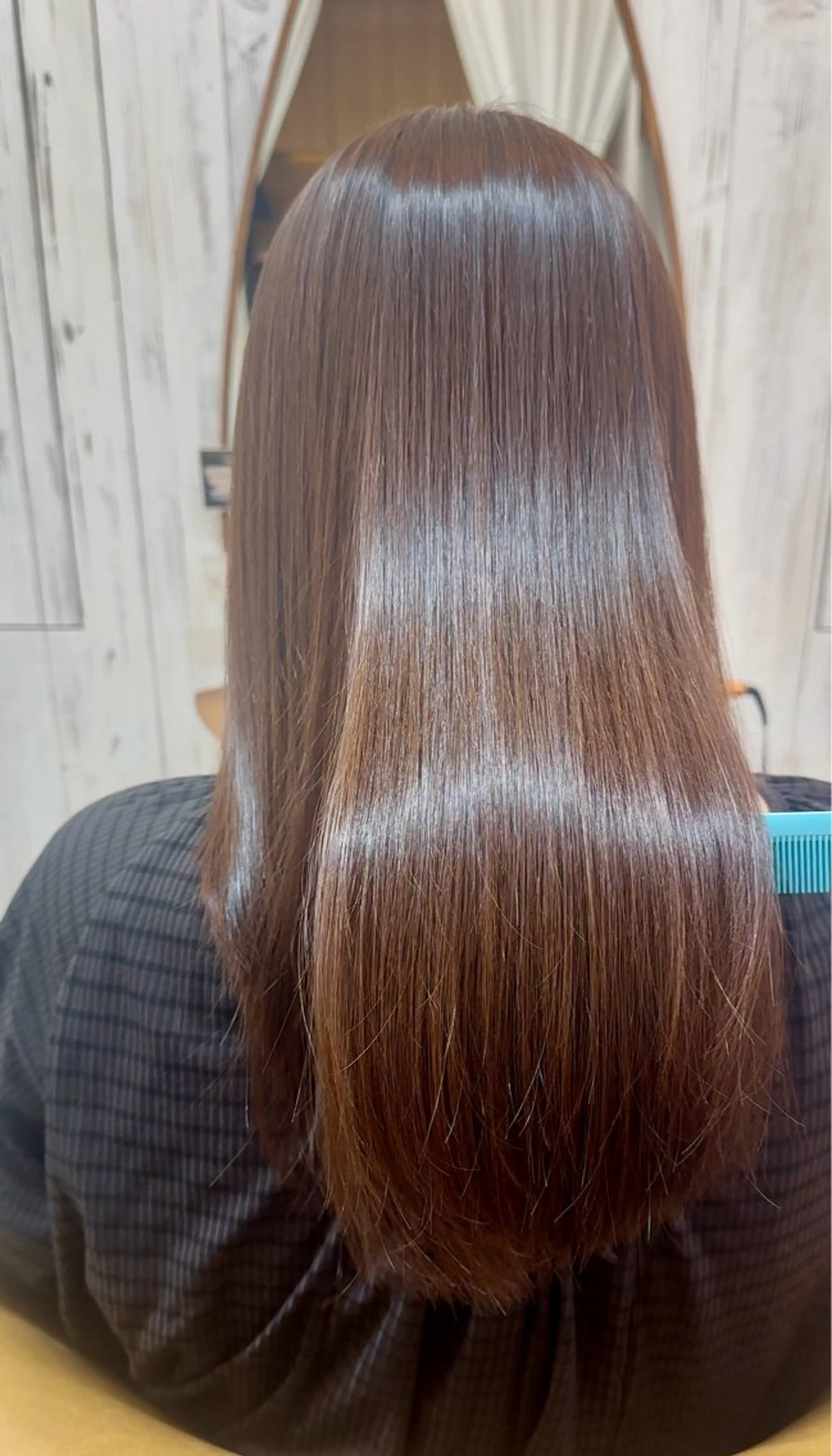 ロング カラー 縮毛矯正 カット 縮毛矯正 トリートメント 縮毛矯正/髪質改善 /ボブ/ともきのヘアスタイル