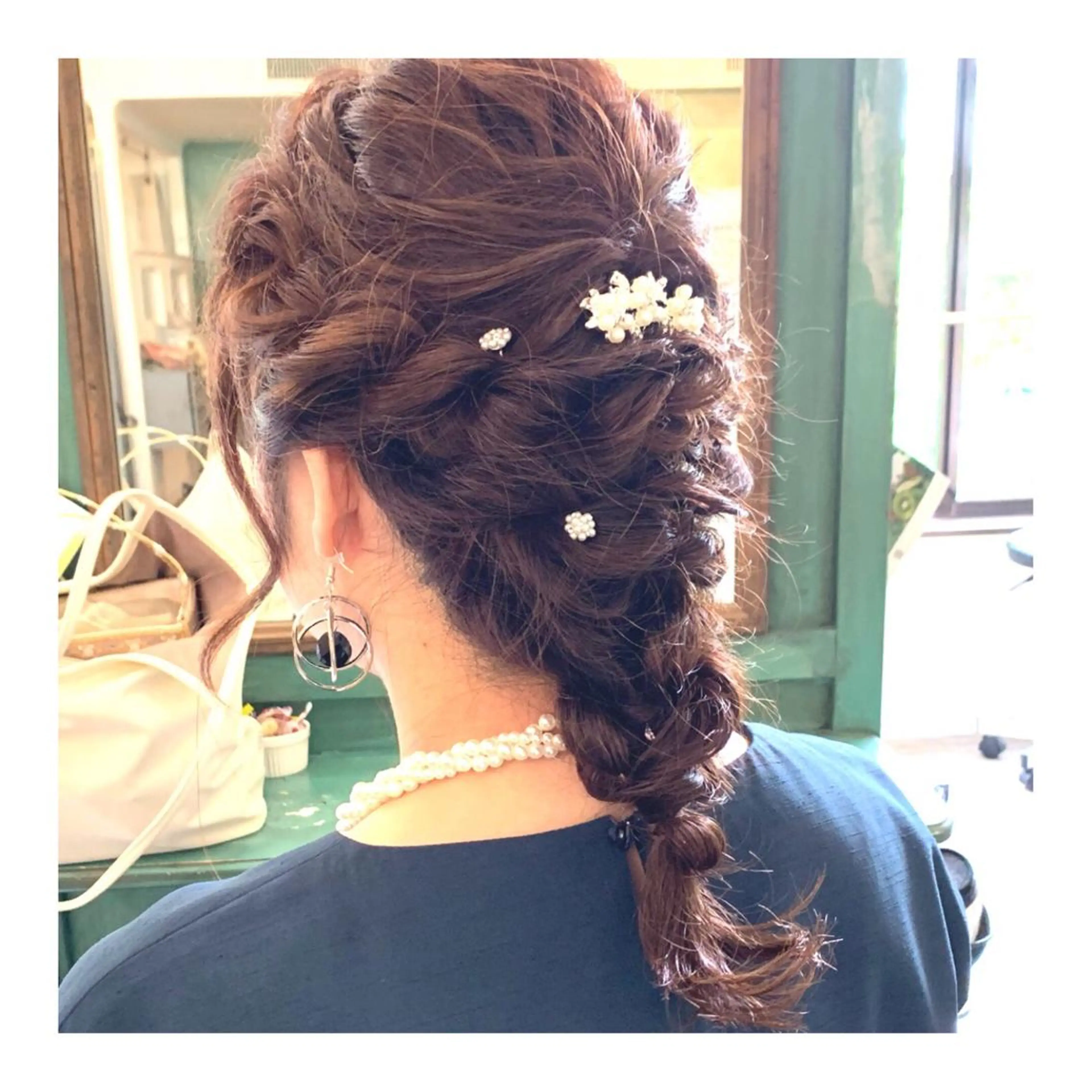 セミロング カラー ヘアアレンジ merci.所属・🌻あいり merci.🌻のヘアスタイル