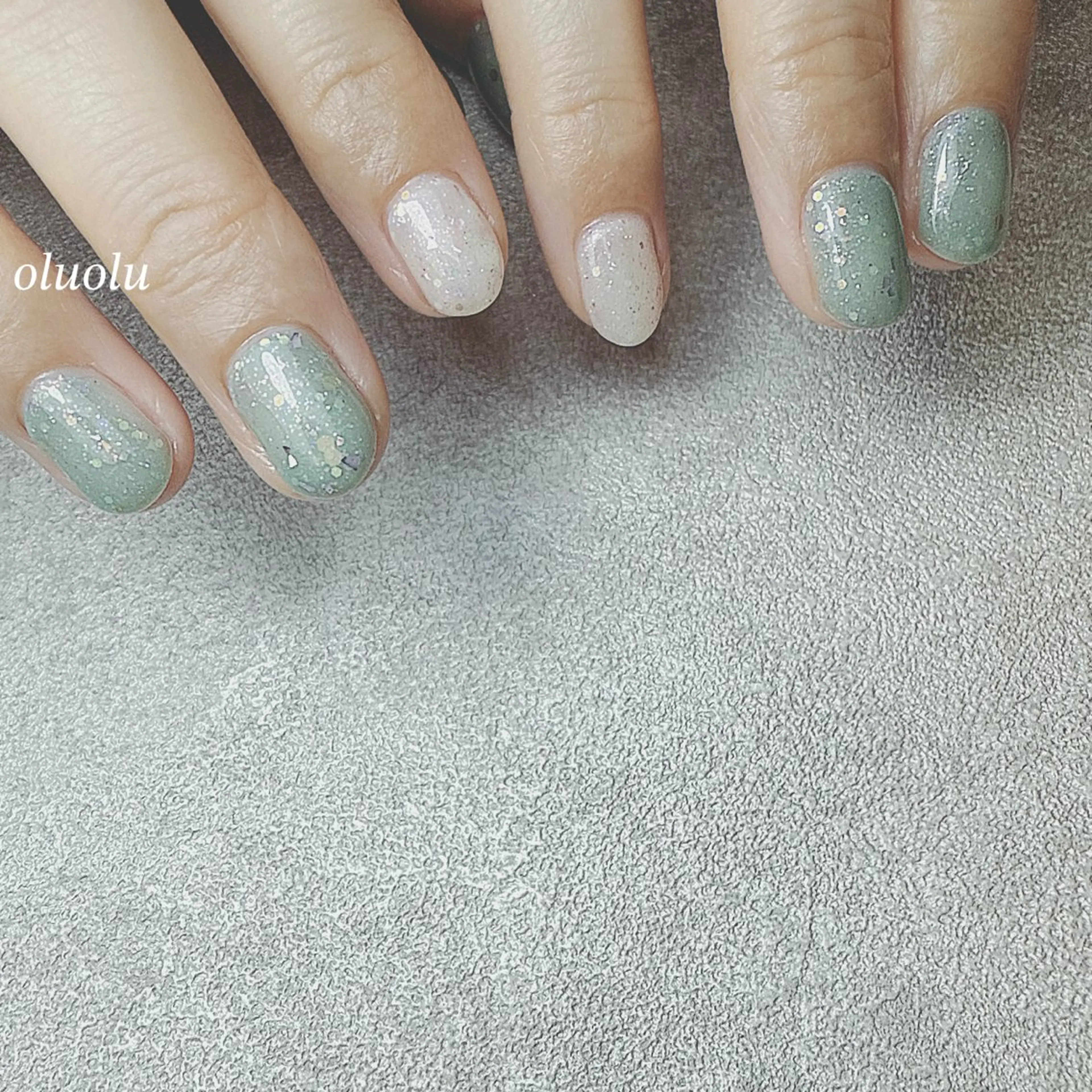 ネイル アートネイル フットネイル オフィスネイル ワンカラーネイル ハンドネイル 大村 紬華のネイルデザイン