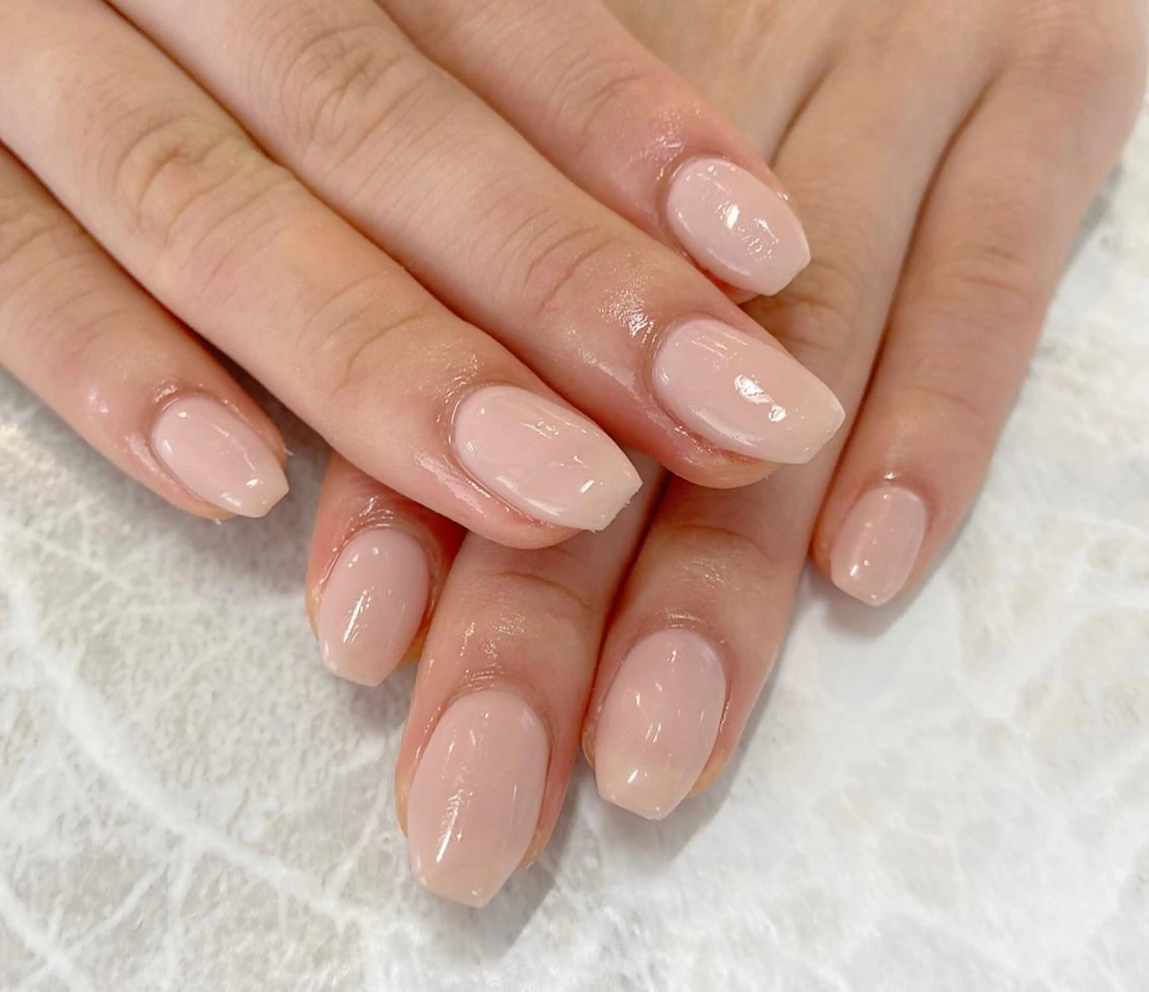 ネイル ワンカラーネイル 🧸熊谷 かほ🧸のネイルデザイン